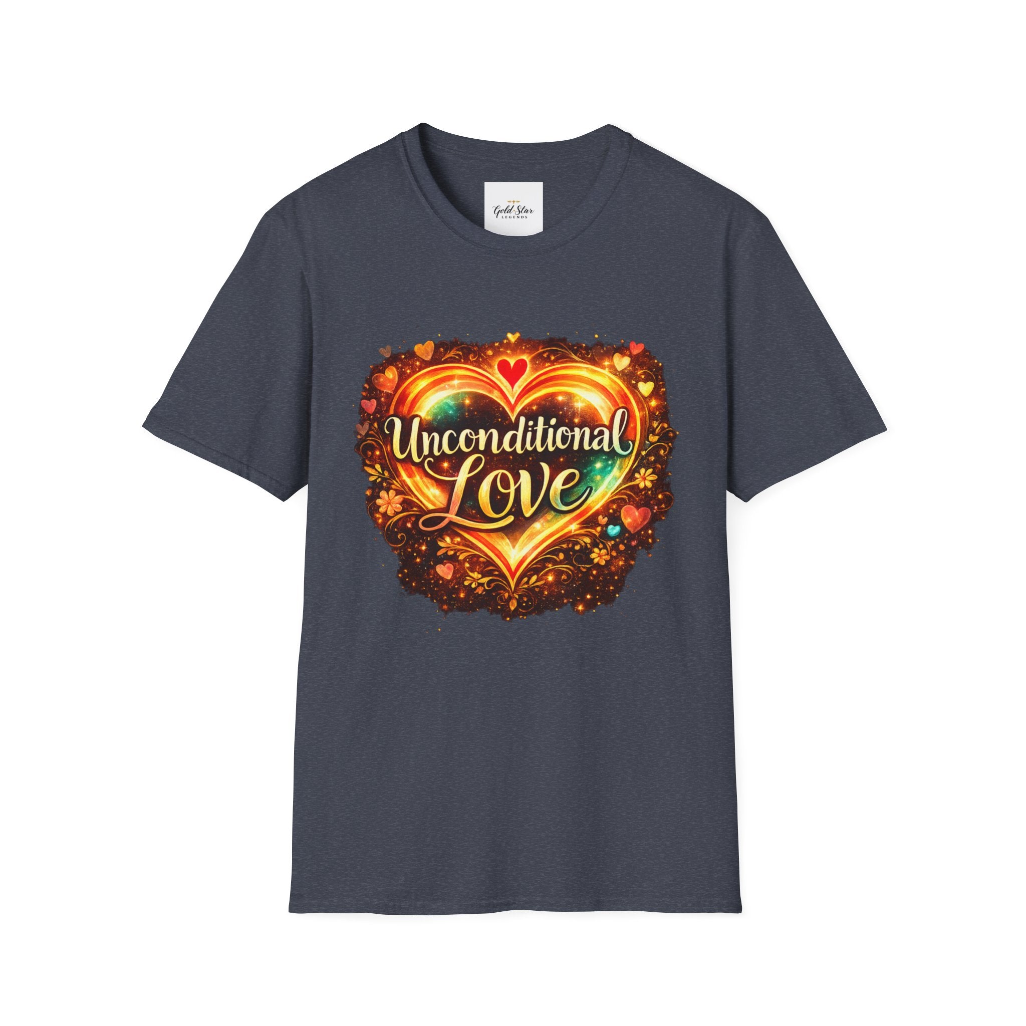 Unconditional Love Women’s T-Shirt — Inspirational Graphic Tee with 'Unconditional love'