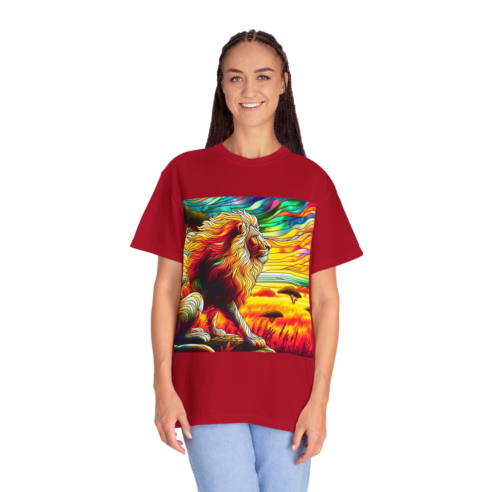 Lion Men's Garment-Dyed T-shirt