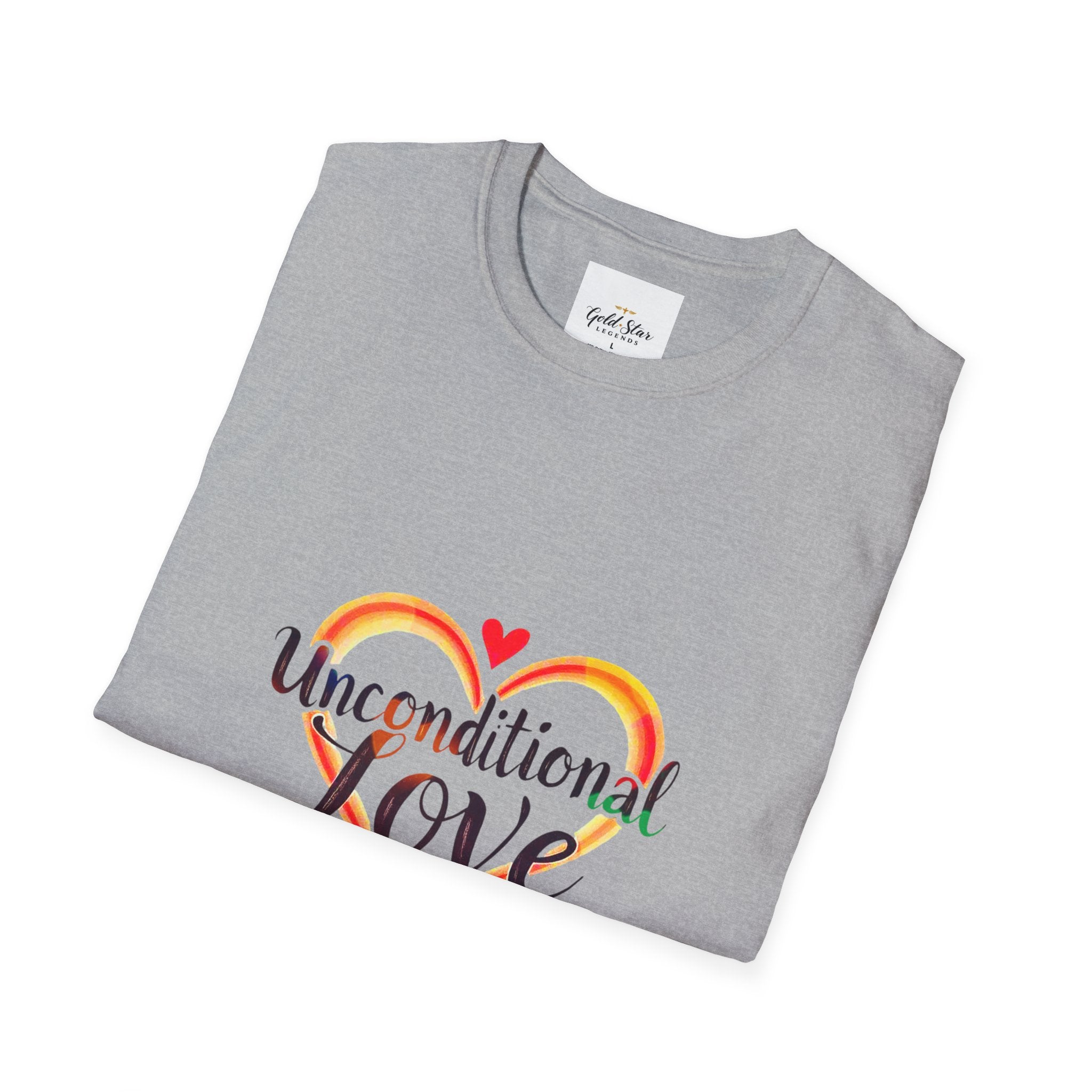 Unconditional Love Women's T-Shirt — Inspirational Graphic Tee with 'Unconditional love'