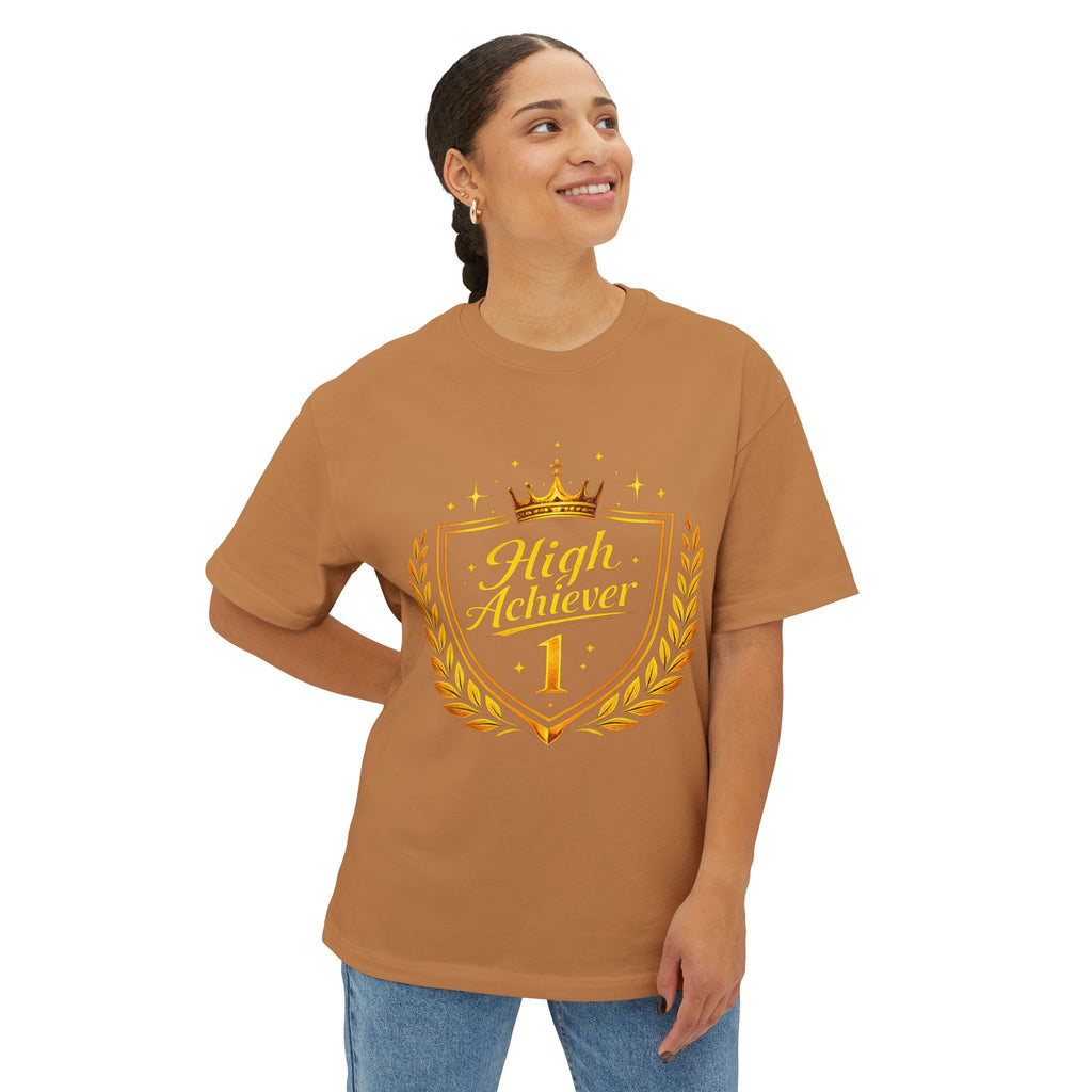 High Achiever Women’s Oversized Boxy Tee