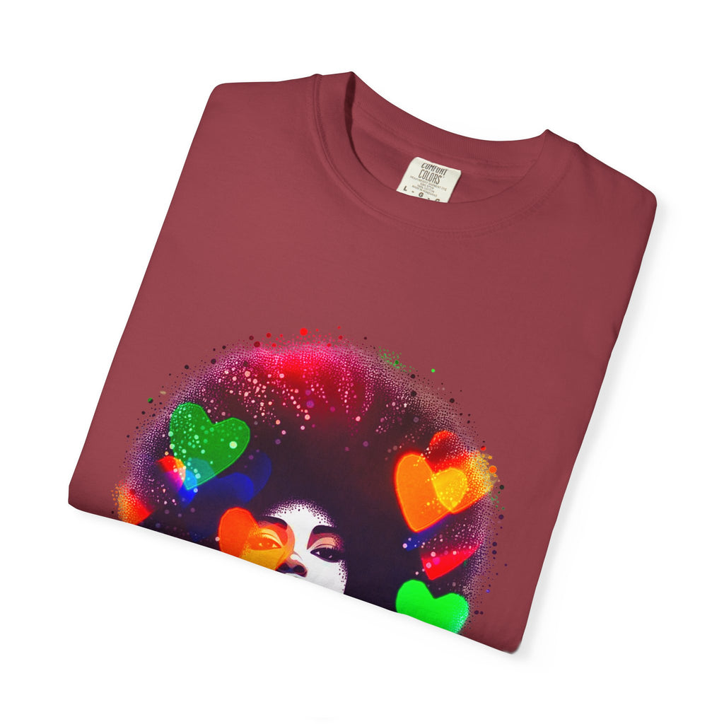 Afrocentric Women Men's Garment-Dyed T-shirt