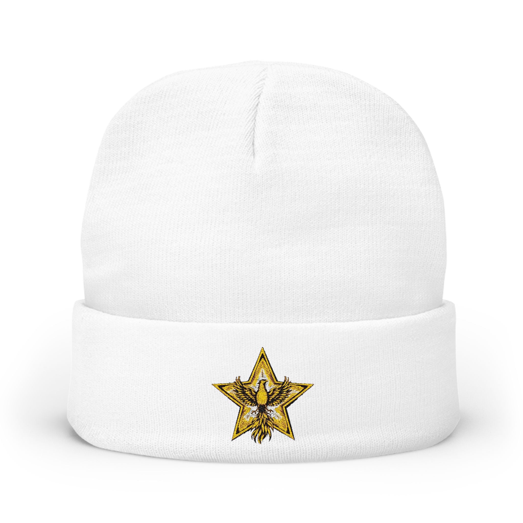 Gold Star Legends Knit Beanie (Embroidery)
