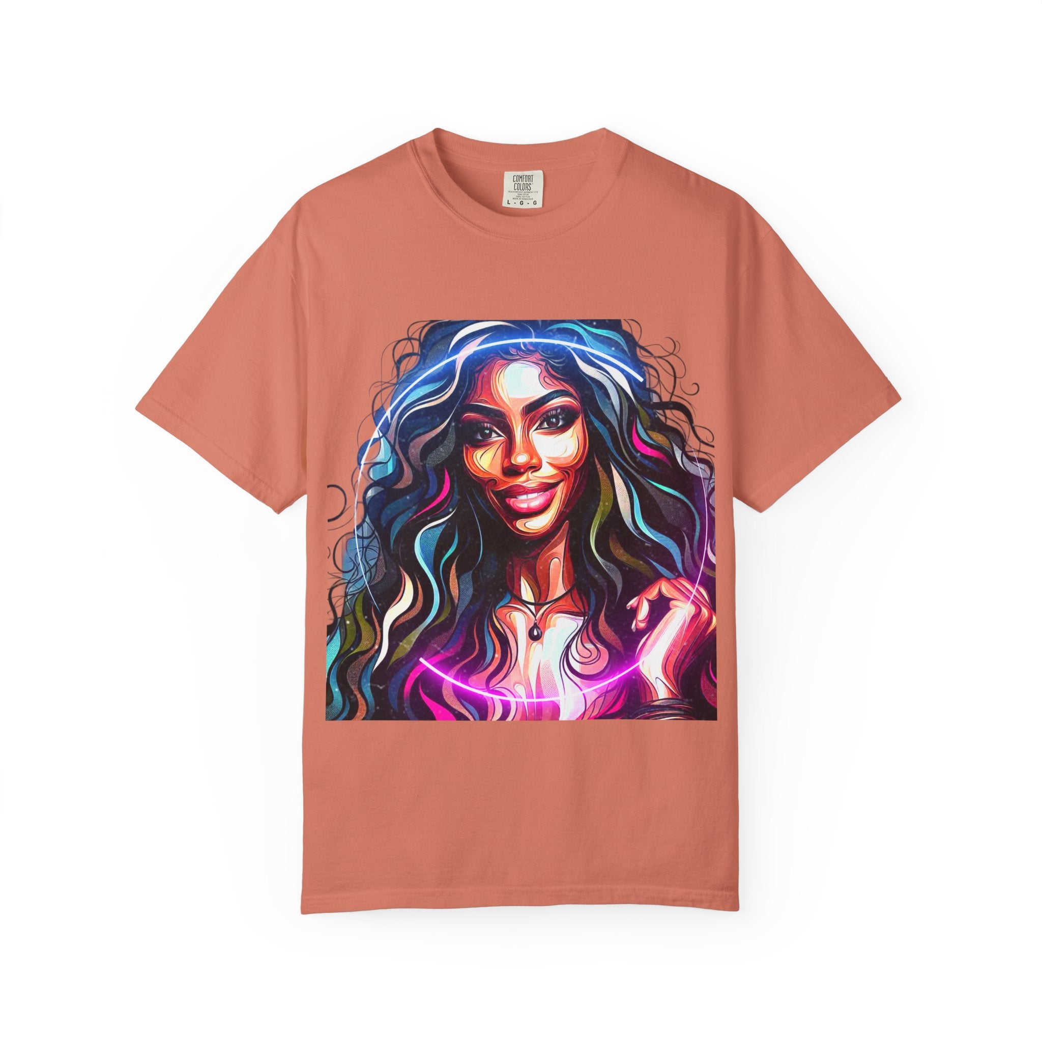 Beautiful Woman Men's Garment-Dyed T-shirt