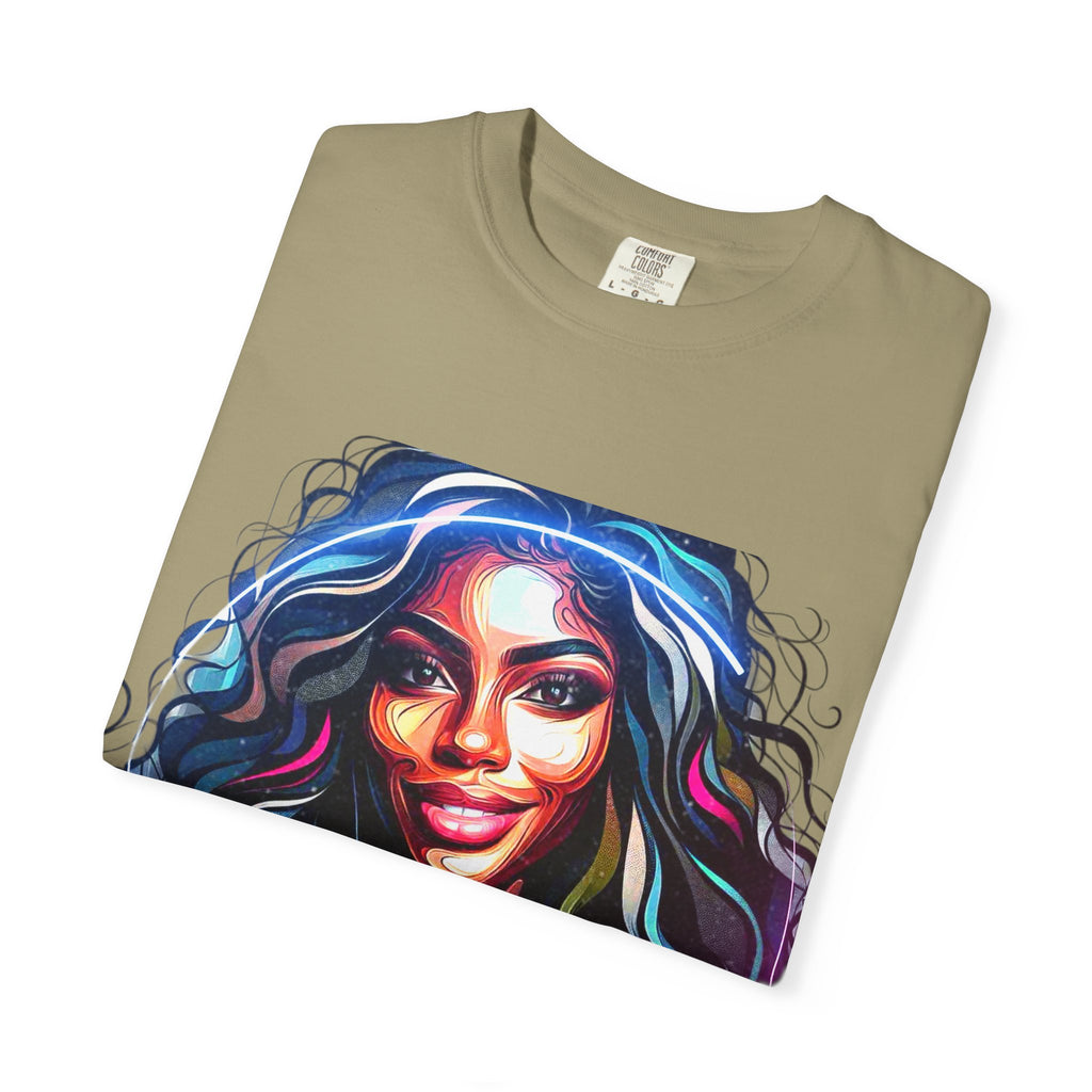 Beautiful Woman Men's Garment-Dyed T-shirt