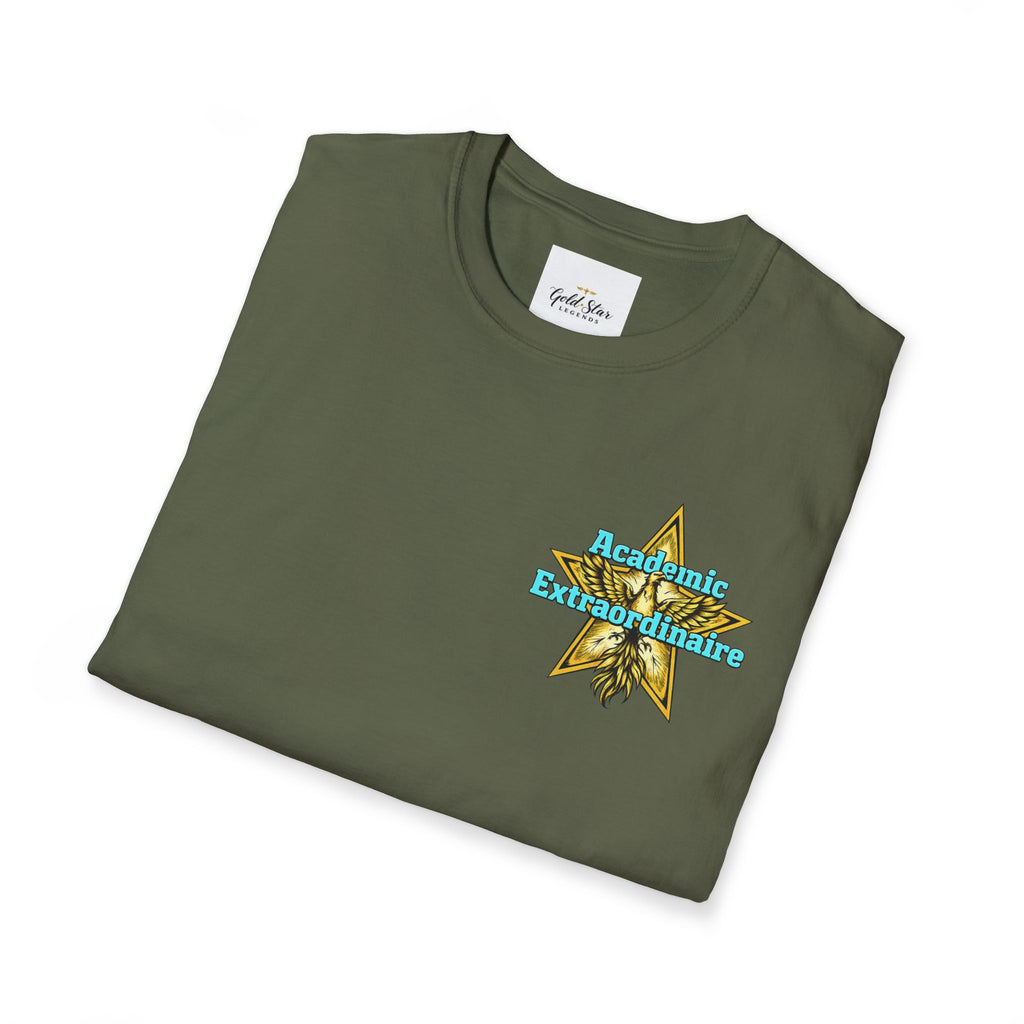 Women’s left breast GSL(Academic Extraordinaire) Soft style T-Shirt