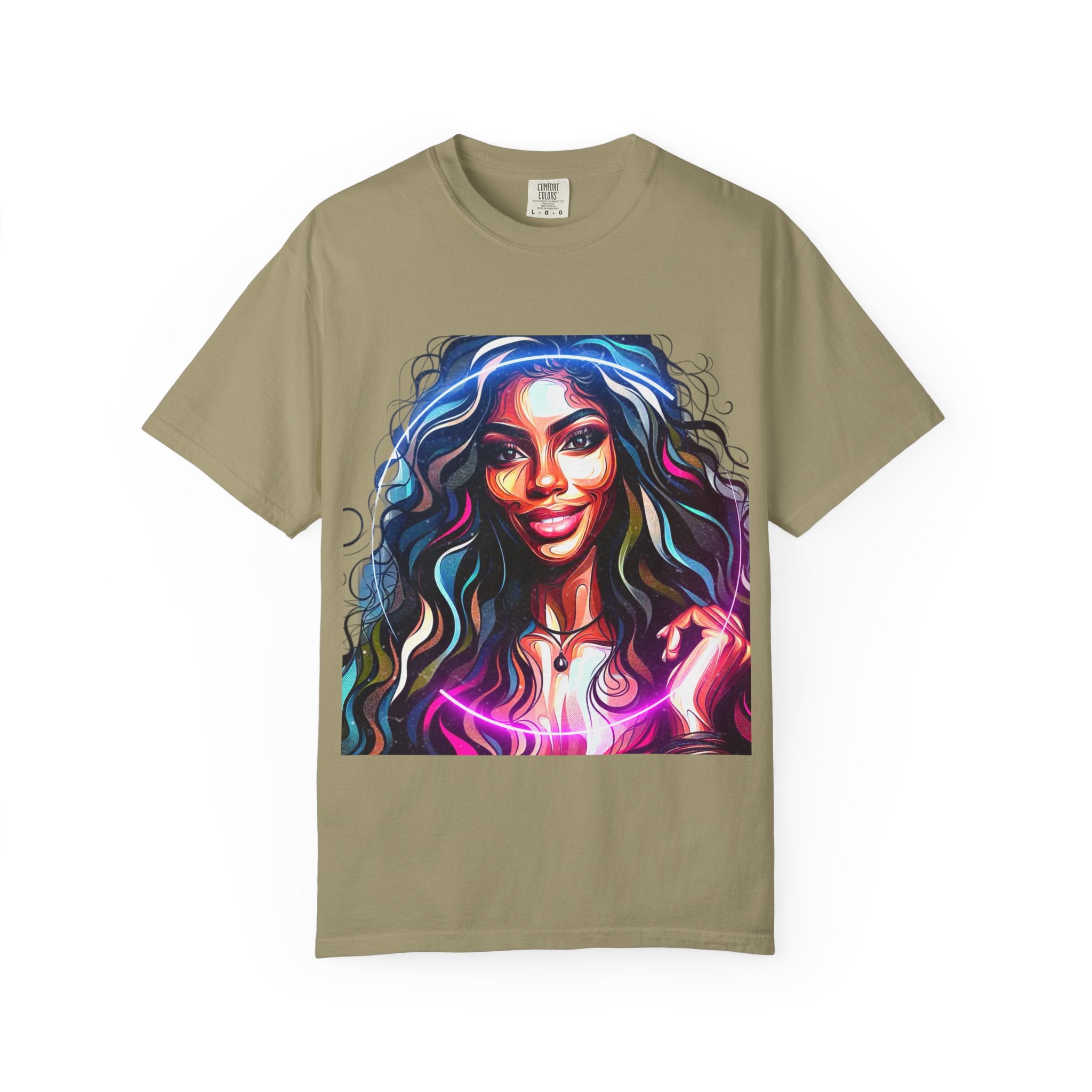 Beautiful Woman Men's Garment-Dyed T-shirt