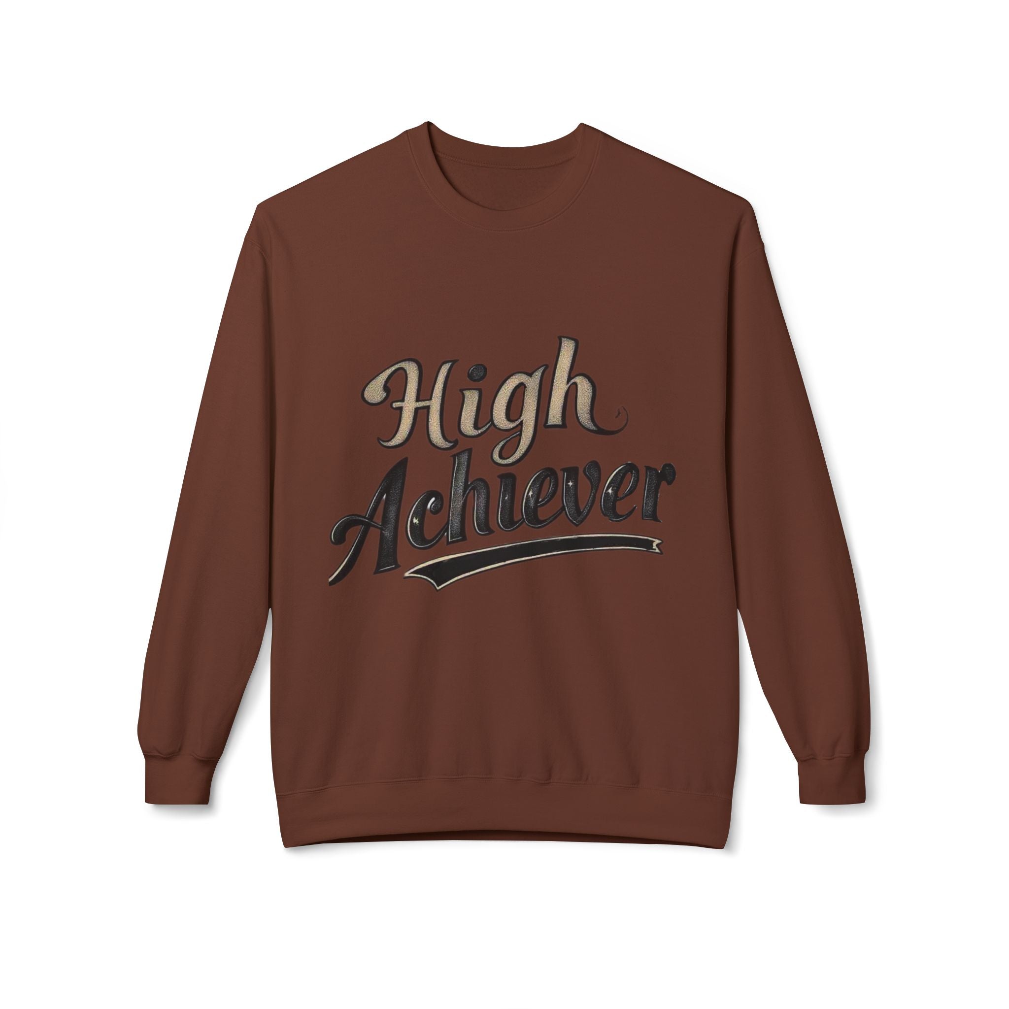 High Achiever Men's Midweight Soft style Fleece Crewneck Sweatshirt