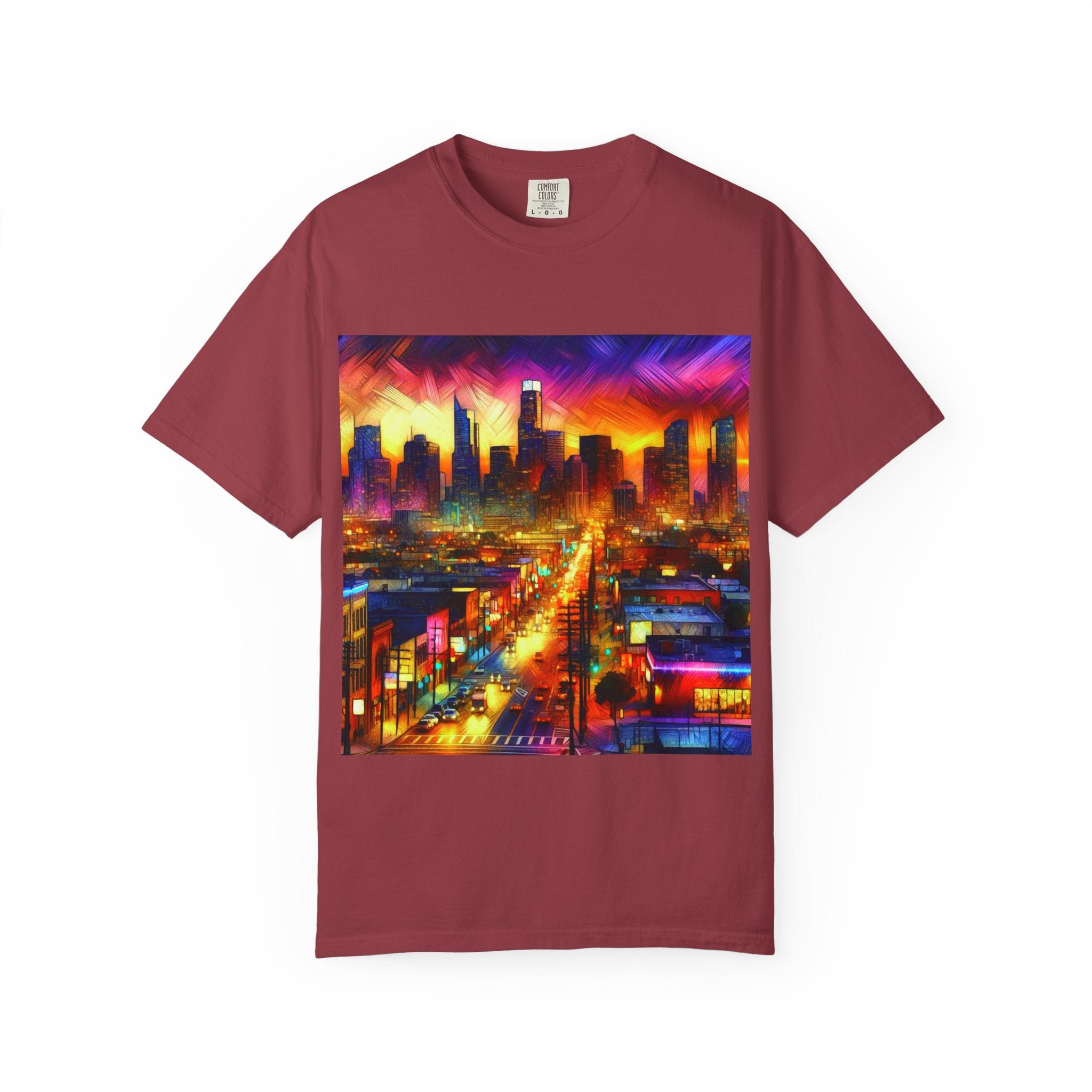 Artsy City Men's Garment-Dyed T-shirt