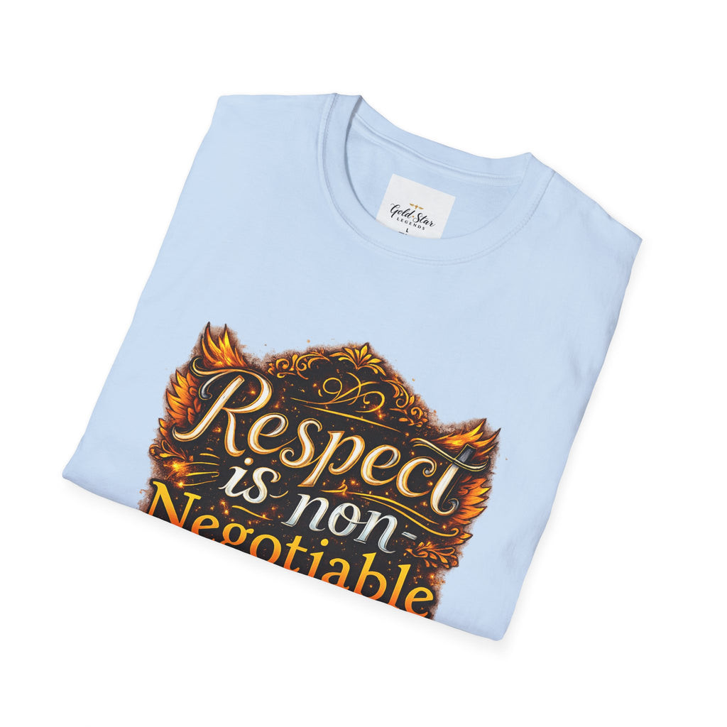 Women’s Softstyle T-Shirt Restpect is Non negotiable