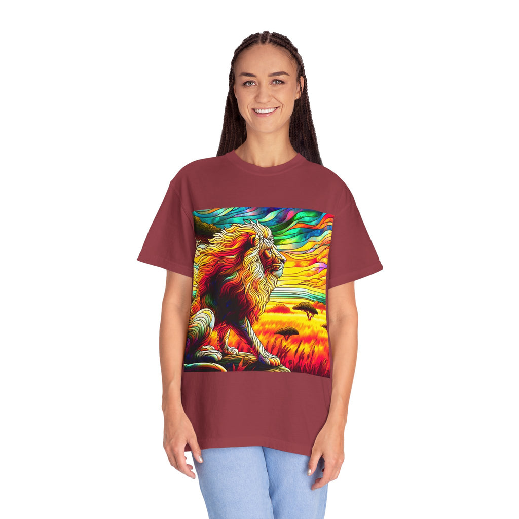 Lion Men's Garment-Dyed T-shirt