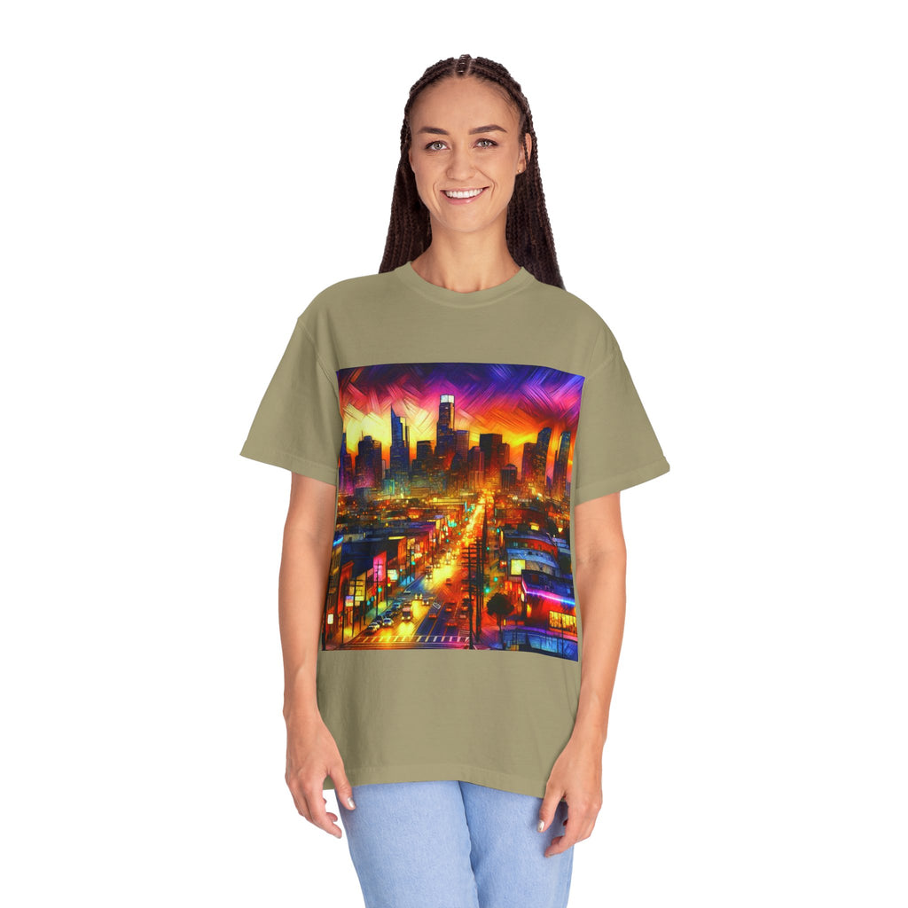 Artsy City Men's Garment-Dyed T-shirt