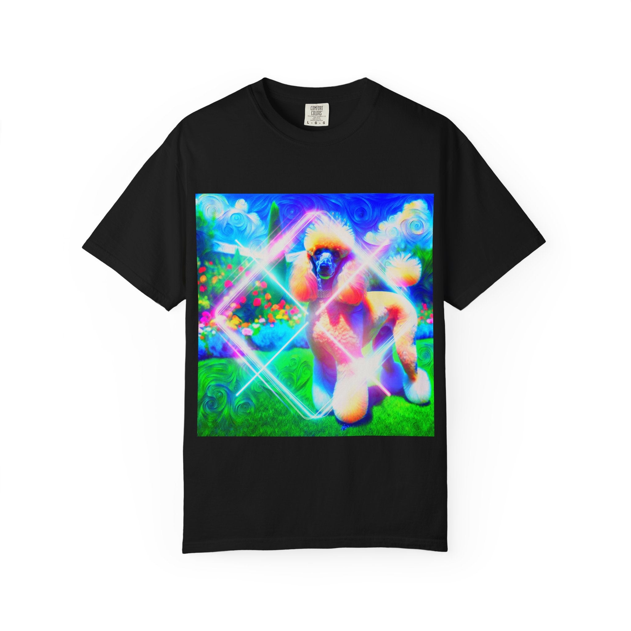 Neon Poodle Men's Garment-Dyed T-shirt Neon poopoooi