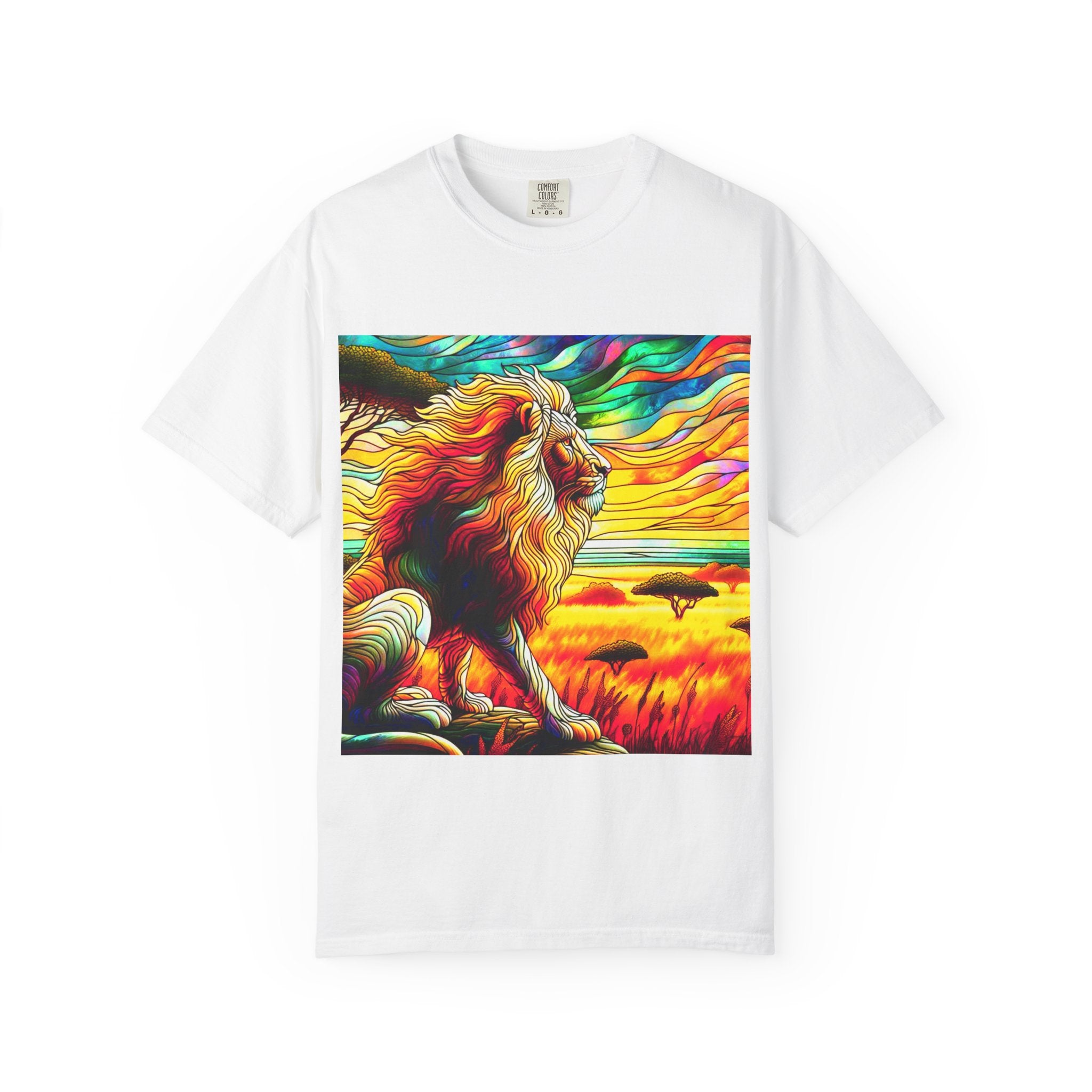 Lion Men's Garment-Dyed T-shirt