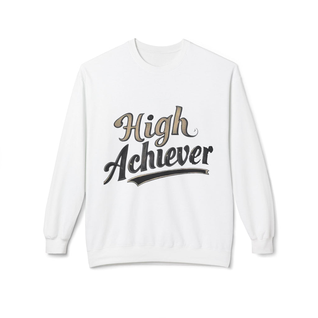 High Achiever Men's Midweight Soft style Fleece Crewneck Sweatshirt