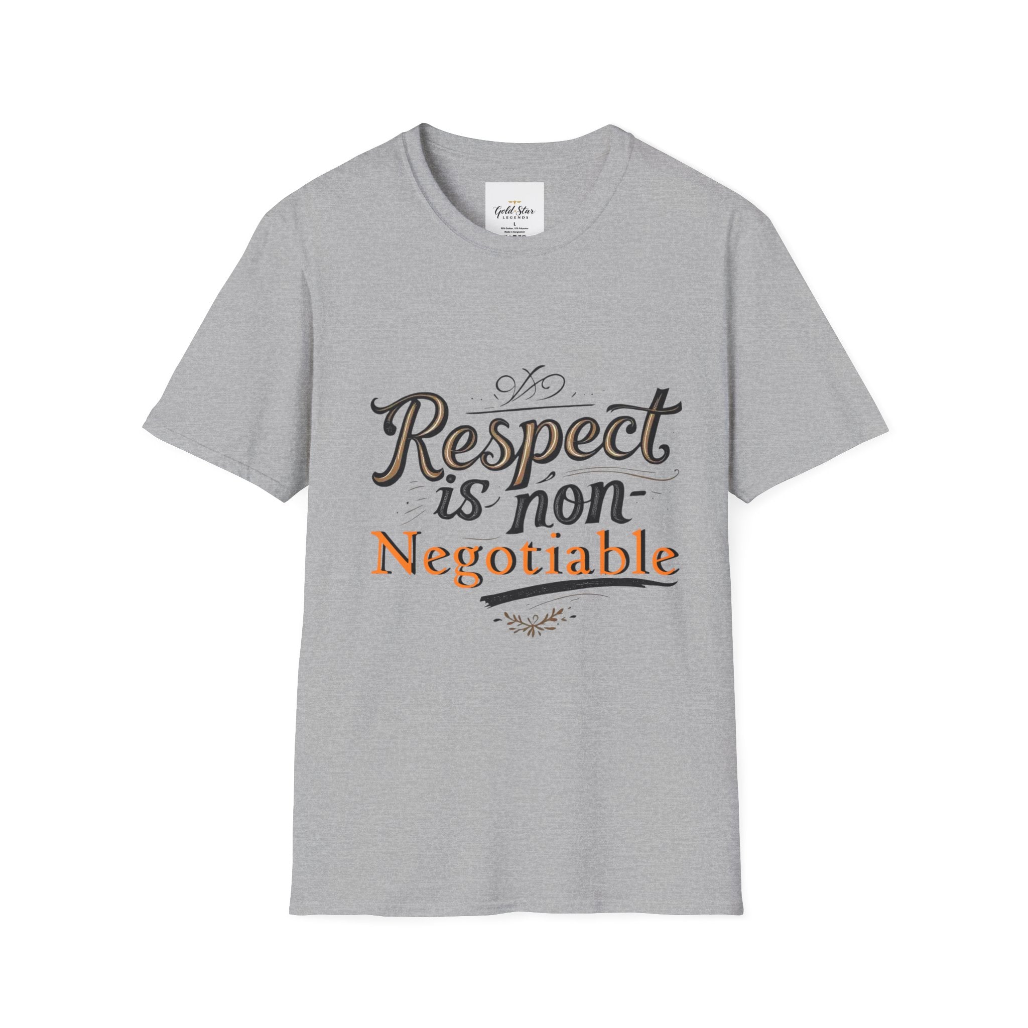 Respect Is Non-Negotiable Women's Soft Style T-Shirt