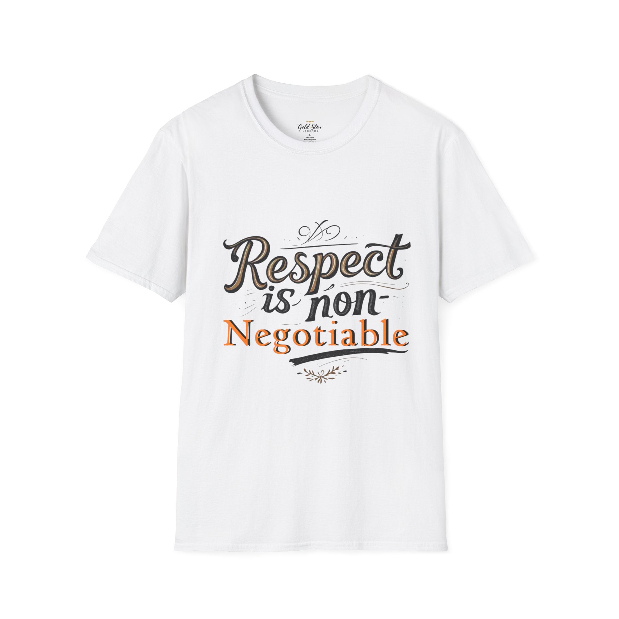 Respect Is Non-Negotiable Women's Soft Style T-Shirt