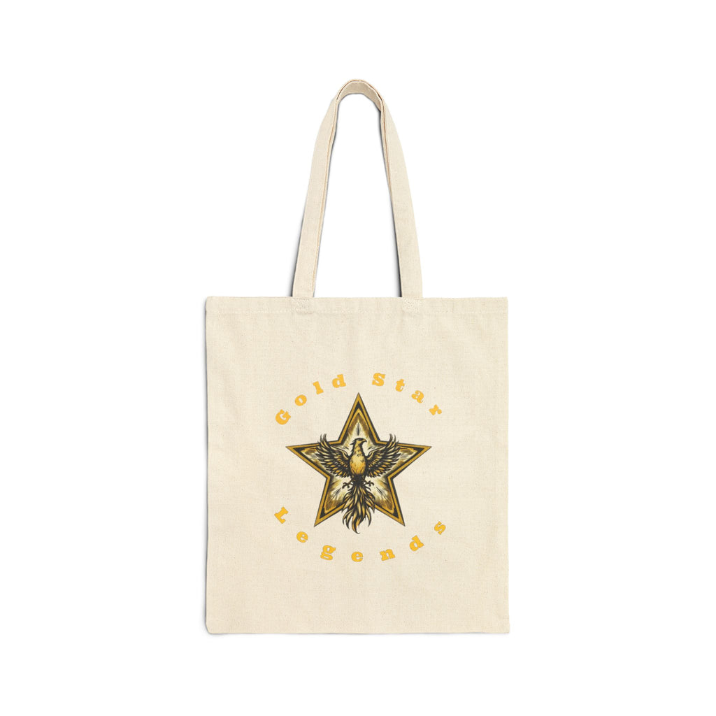 Tote Bag - Gold Star Legends Logo Canvas Tote Bag