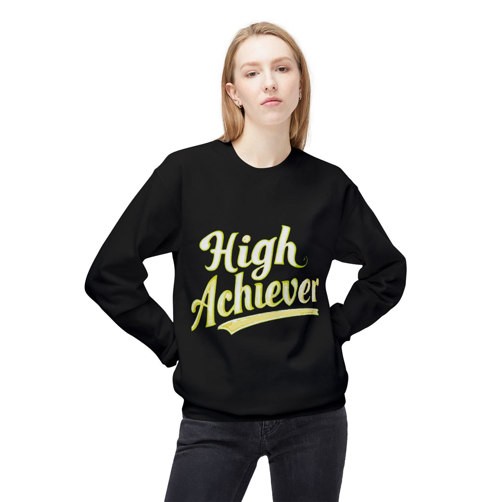 High Achiever Men's Midweight Soft style Fleece Crewneck Sweatshirt