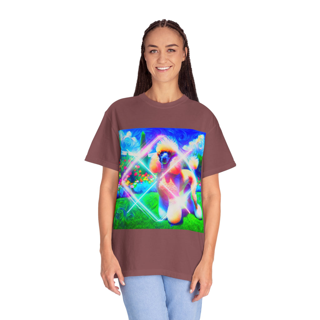 Neon Poodle Men's Garment-Dyed T-shirt Neon poopoooi