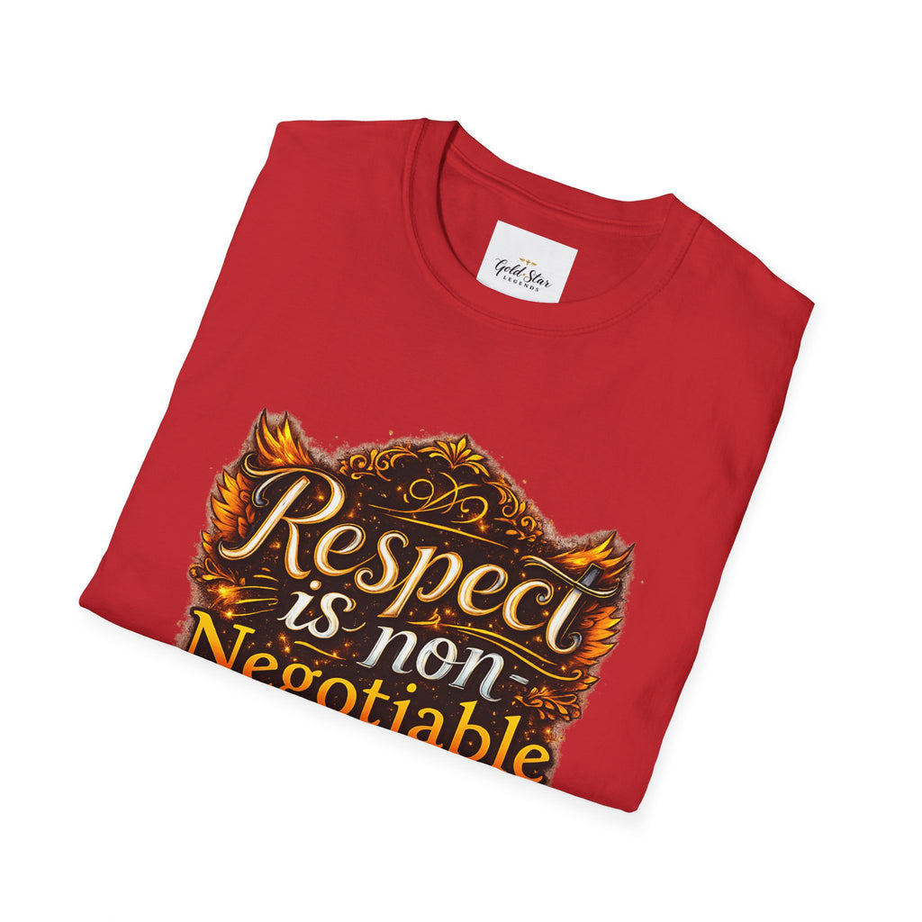 Women’s Softstyle T-Shirt Restpect is Non negotiable