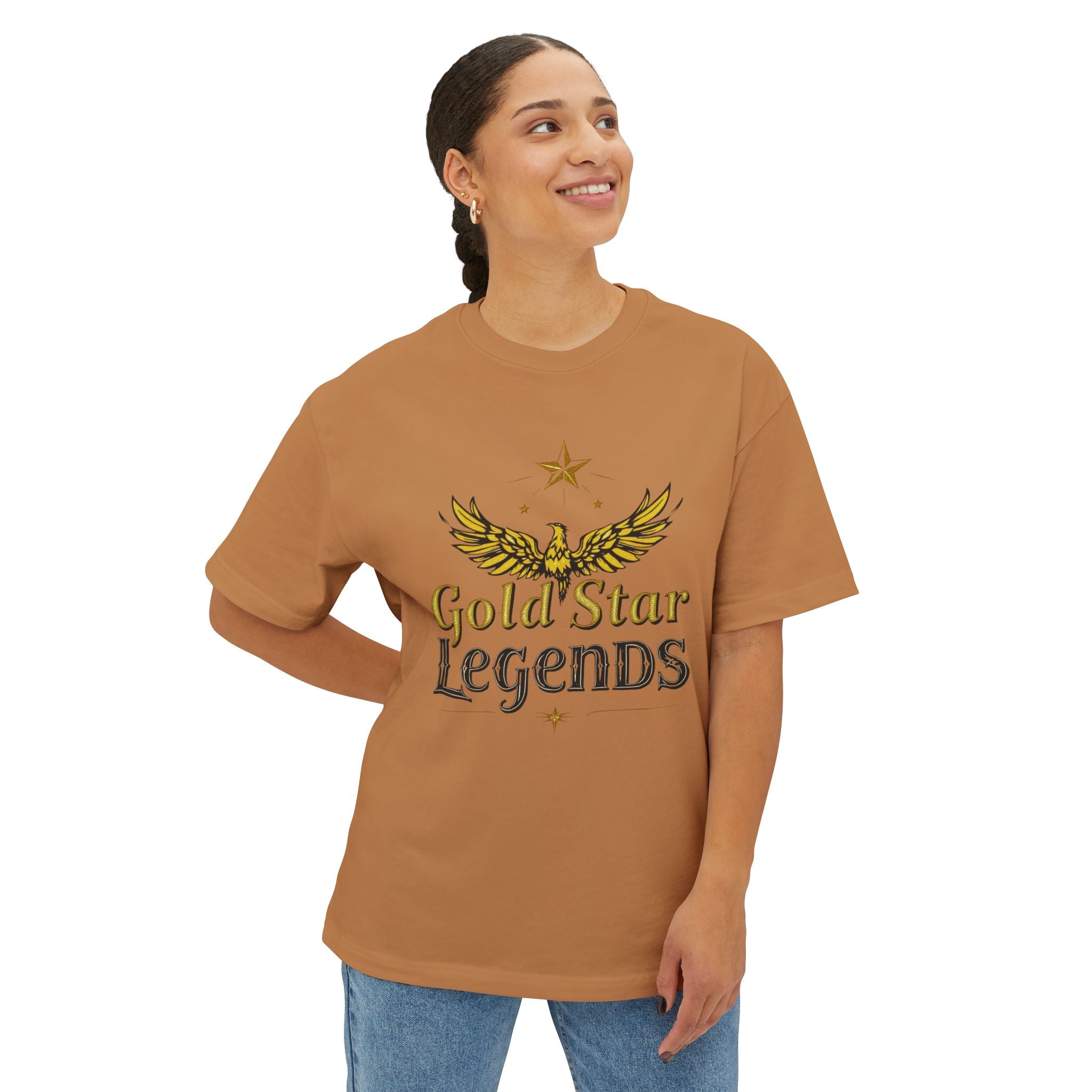 Gold Star Legends Women’s Oversized Boxy Tee