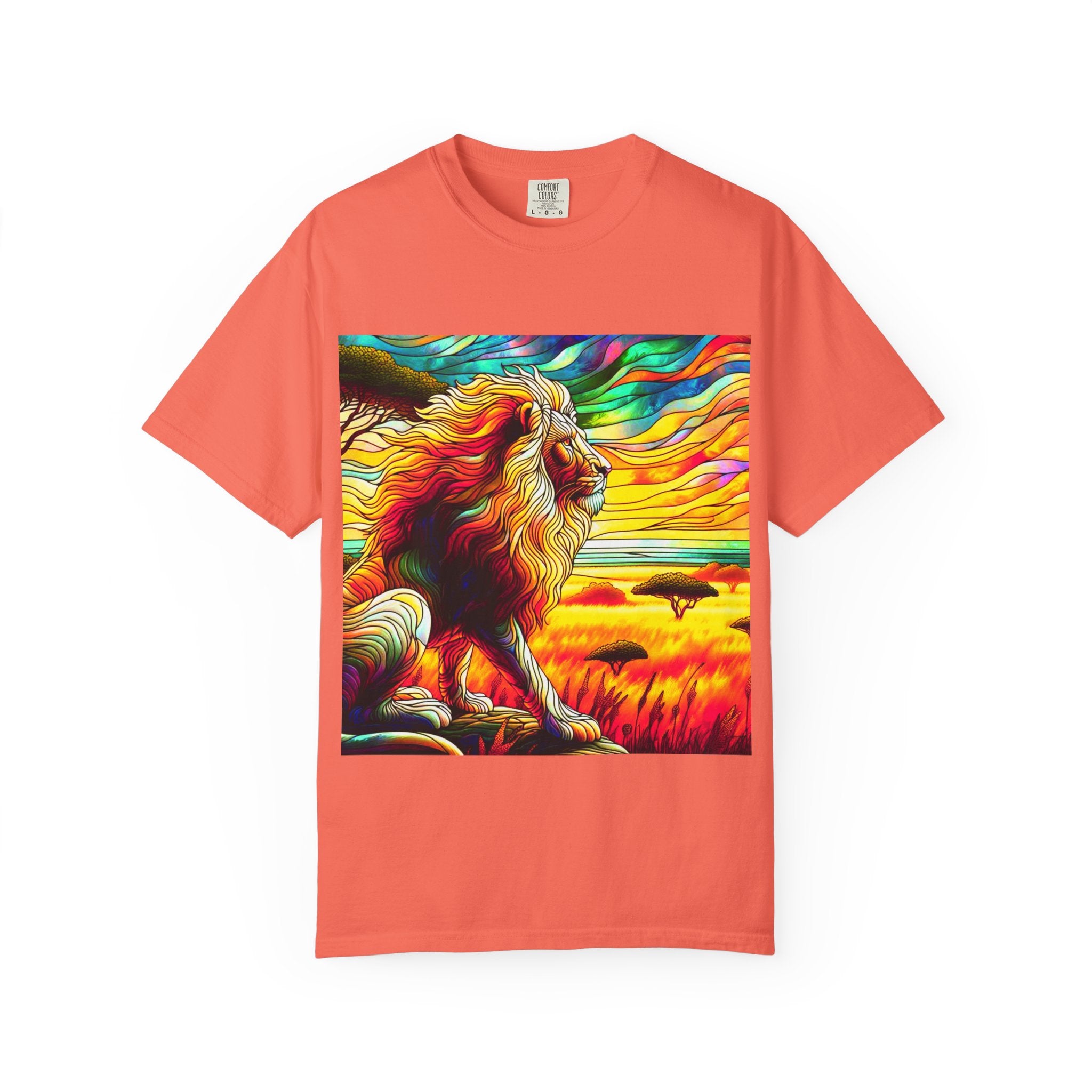 Lion Men's Garment-Dyed T-shirt