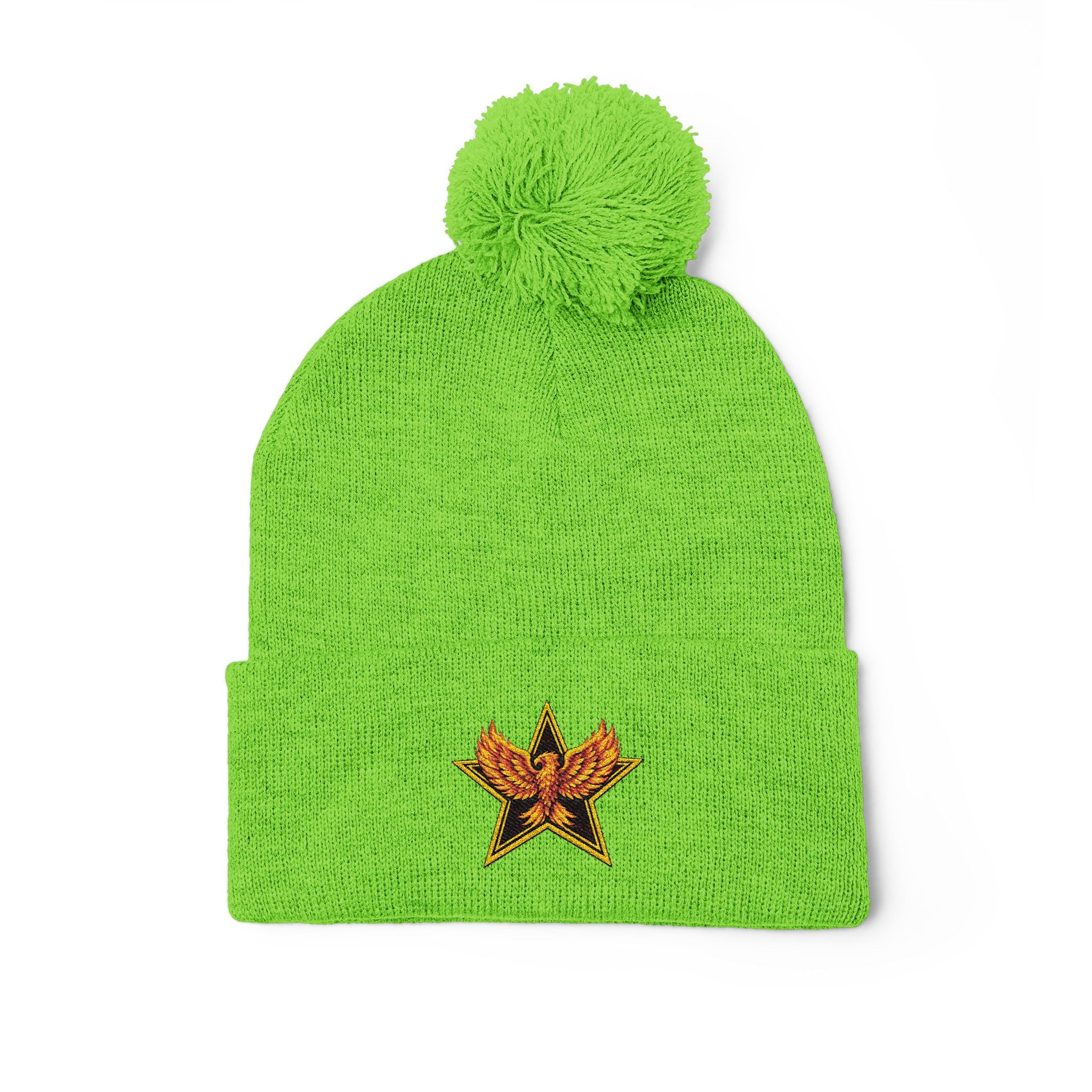 Gold Star Legends Pom-Pom Knit Cap (Embroidery)