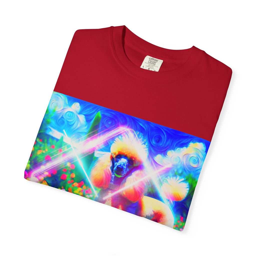 Neon Poodle Men's Garment-Dyed T-shirt Neon poopoooi