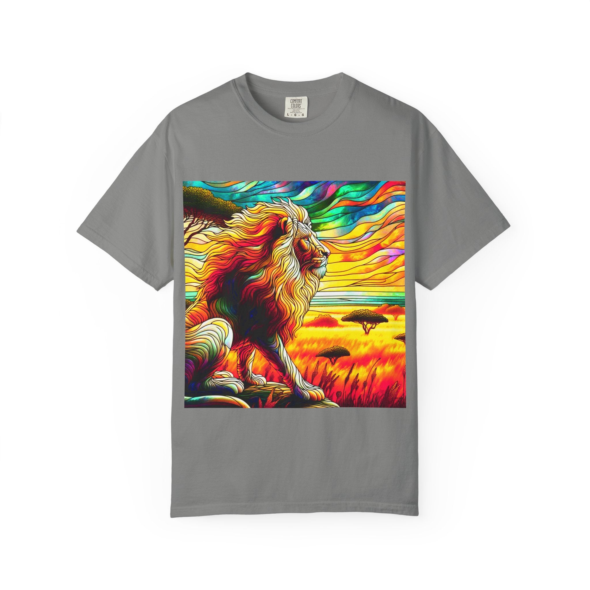 Lion Men's Garment-Dyed T-shirt