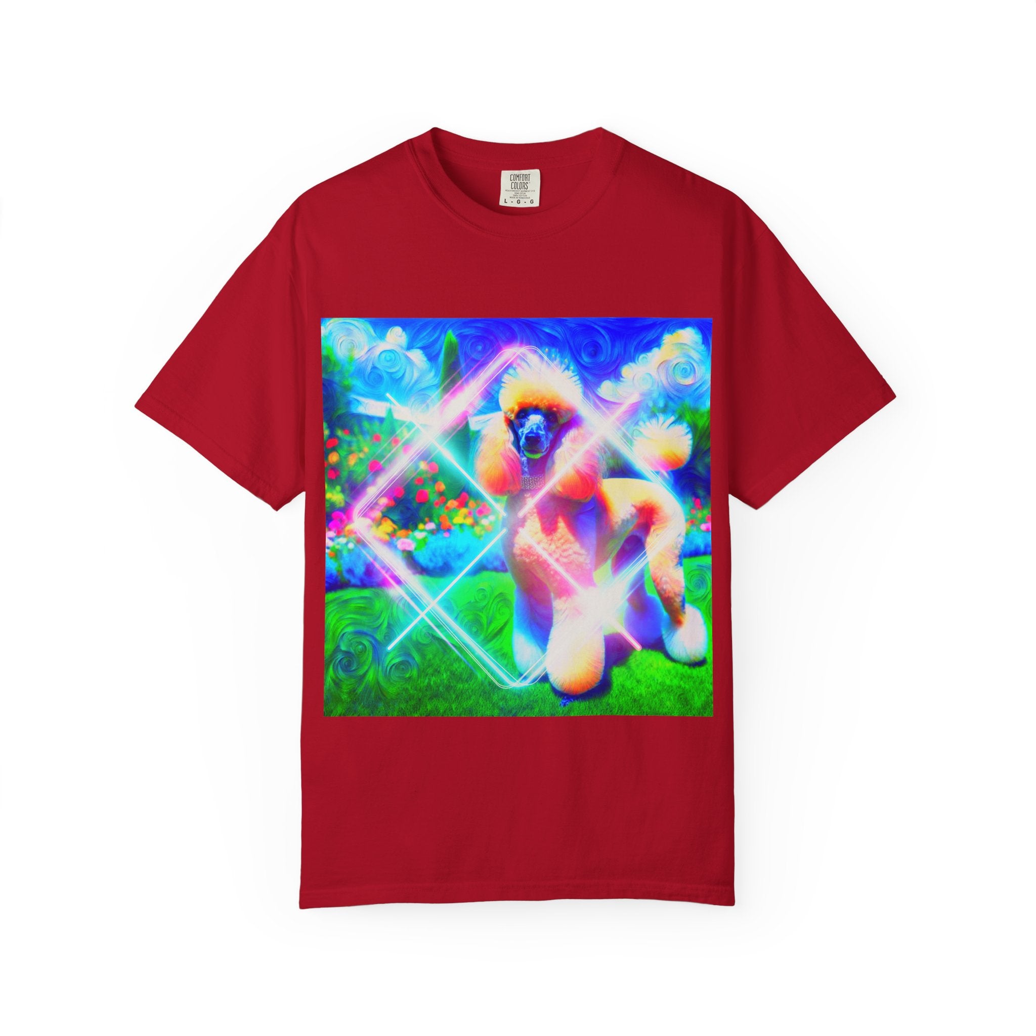 Neon Poodle Men's Garment-Dyed T-shirt Neon poopoooi