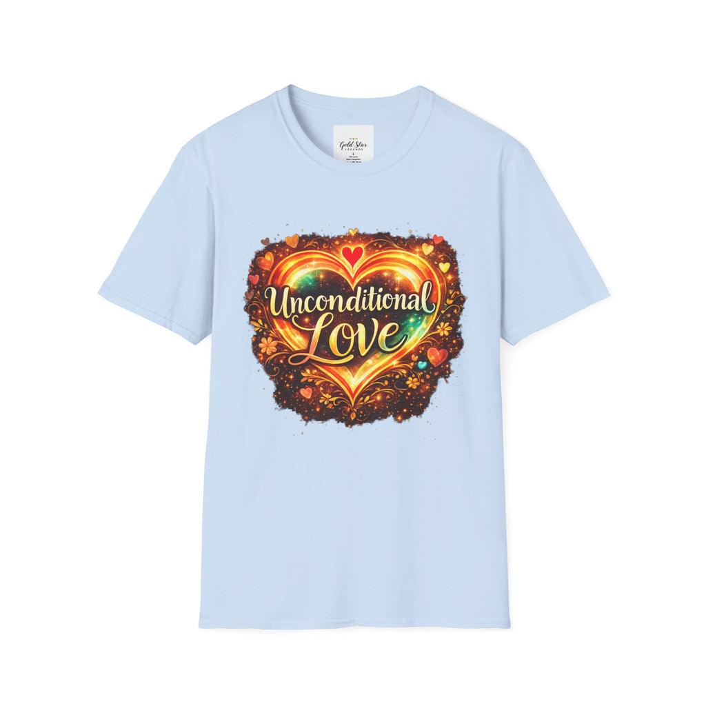 Unconditional Love Women’s T-Shirt — Inspirational Graphic Tee with 'Unconditional love'