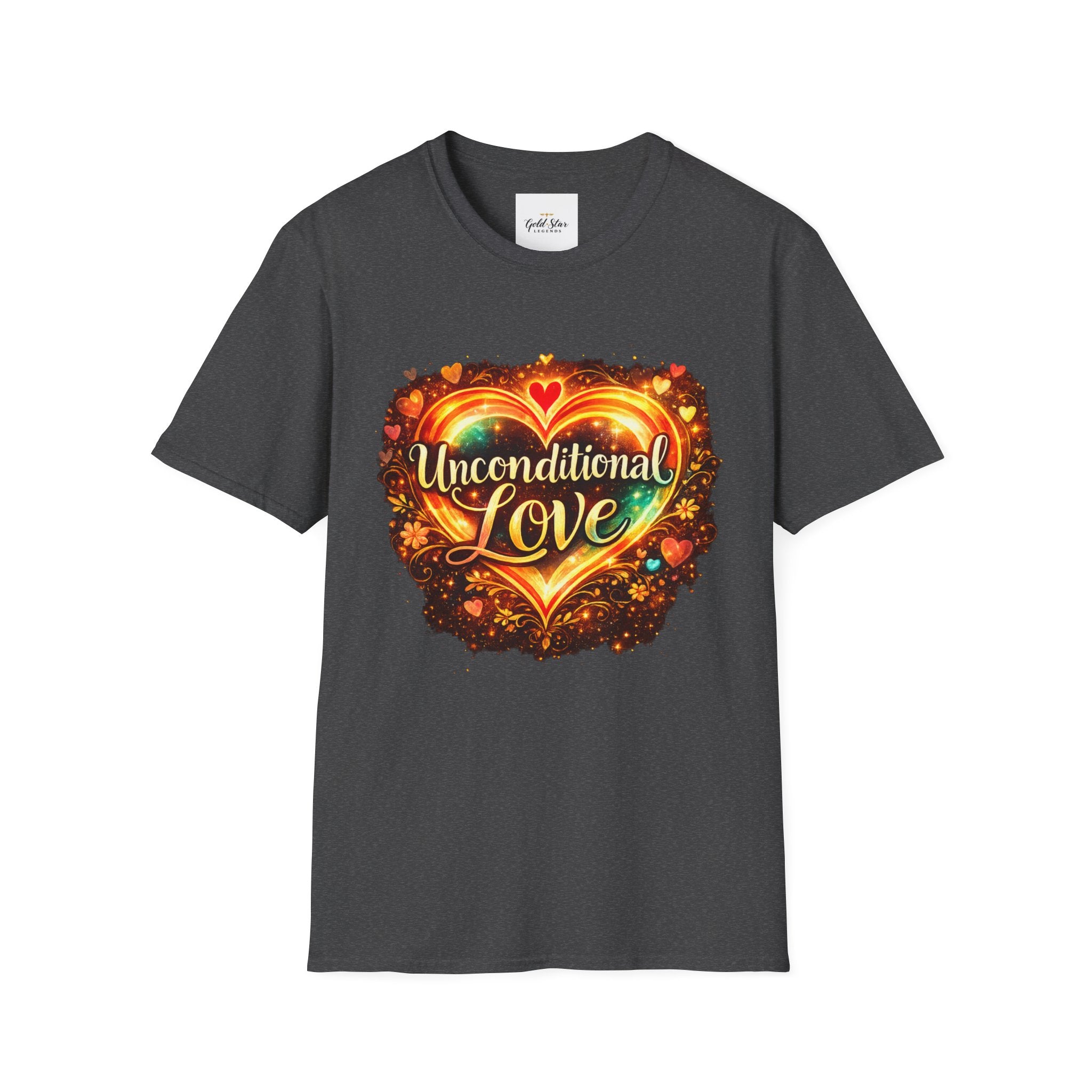 Unconditional Love Women’s T-Shirt — Inspirational Graphic Tee with 'Unconditional love'