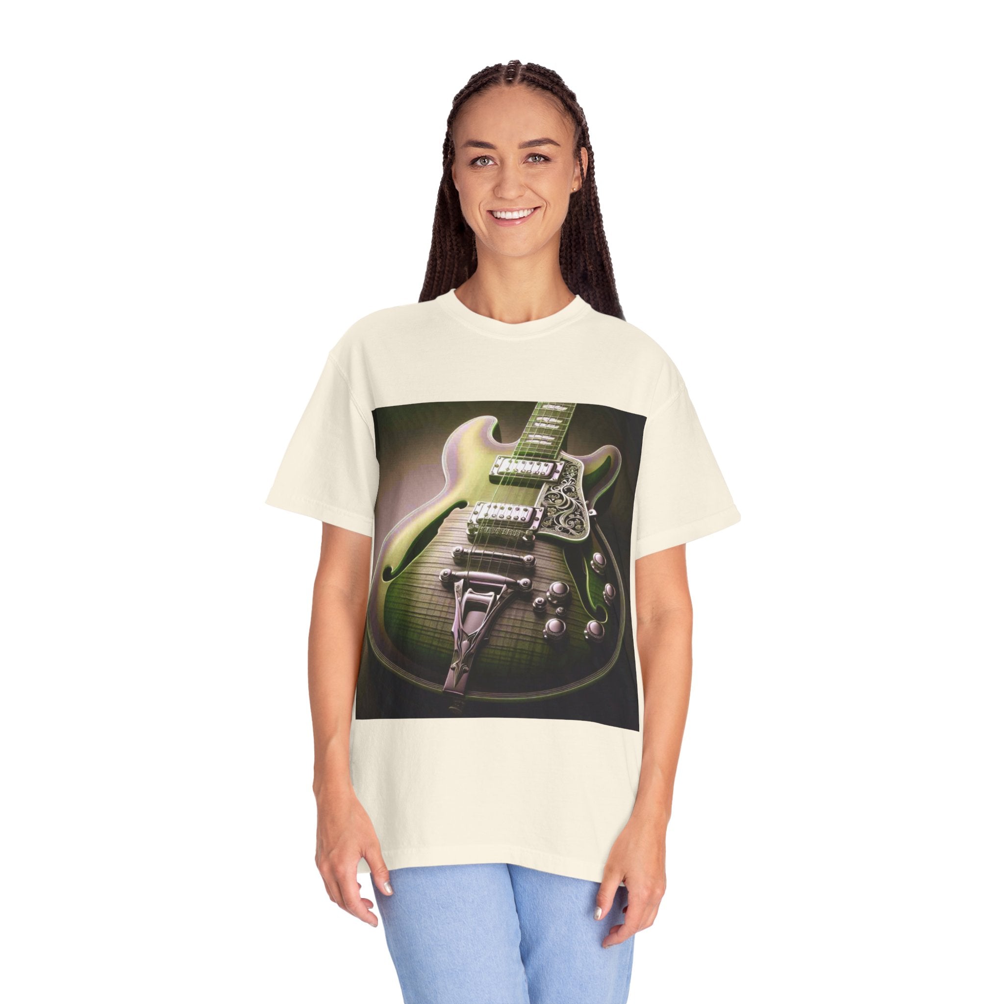 Guitar Men's Garment-Dyed T-shirt