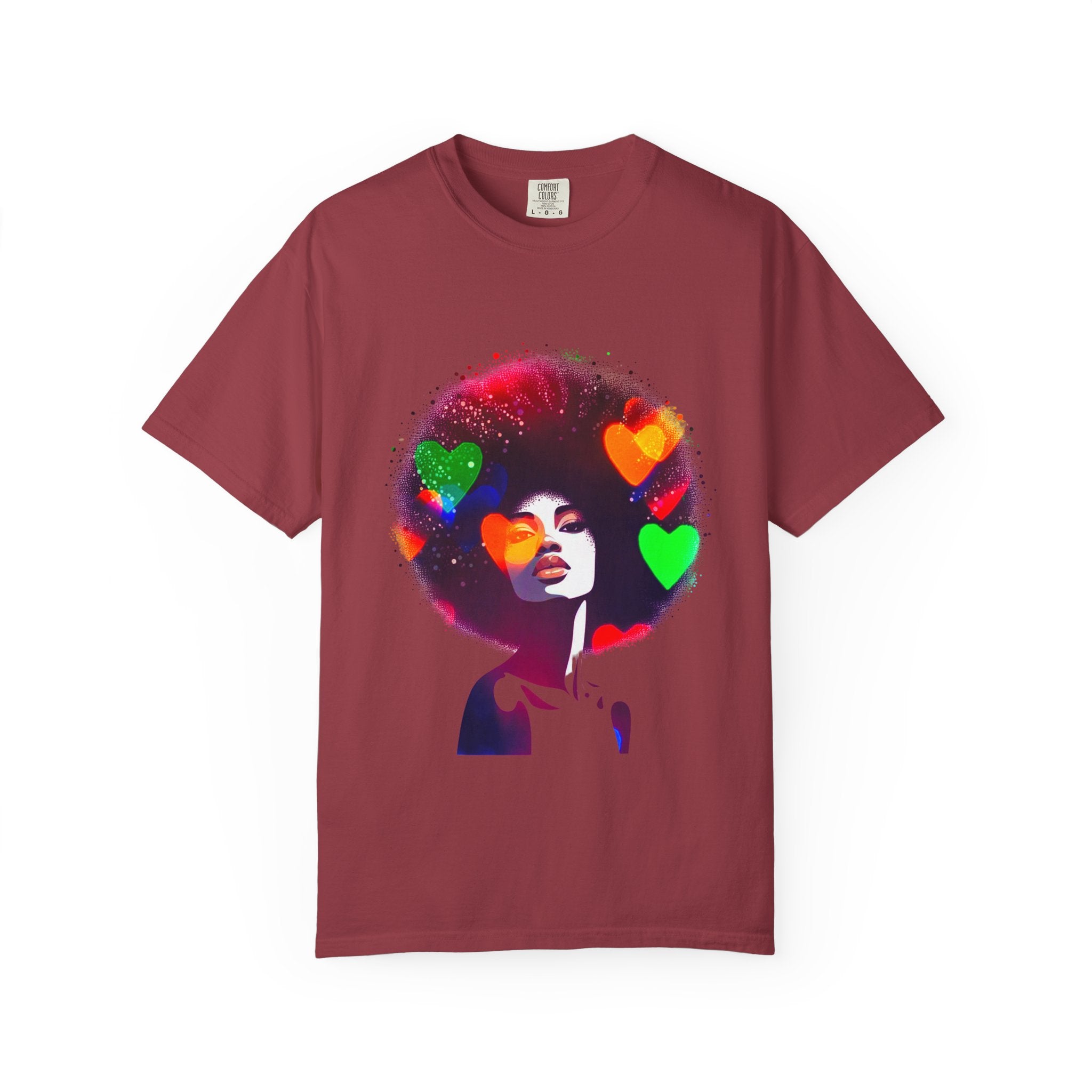 Afrocentric Women Men's Garment-Dyed T-shirt