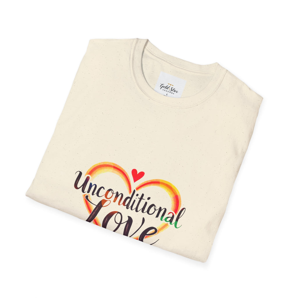 Unconditional Love Women's T-Shirt — Inspirational Graphic Tee with 'Unconditional love'