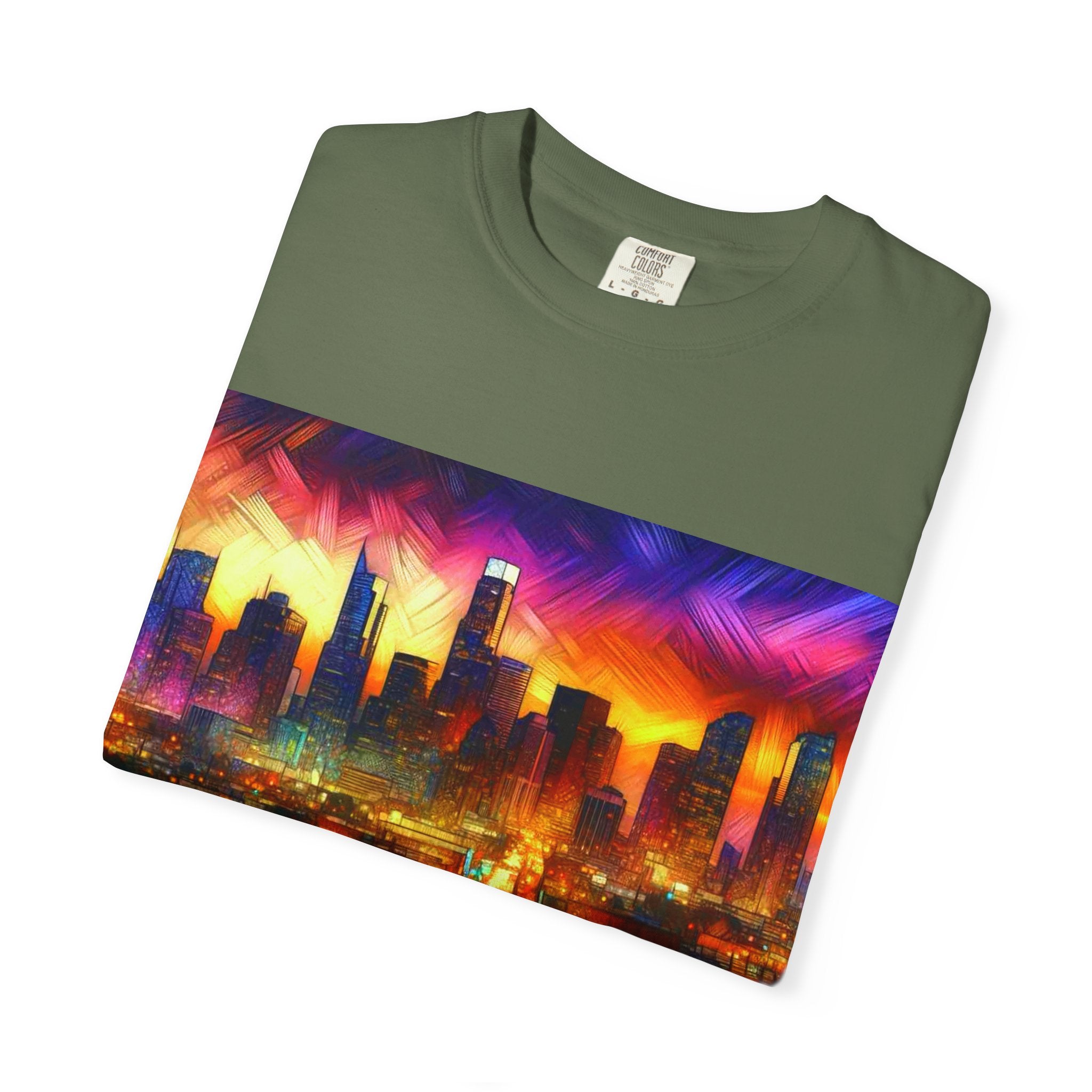Artsy City Men's Garment-Dyed T-shirt