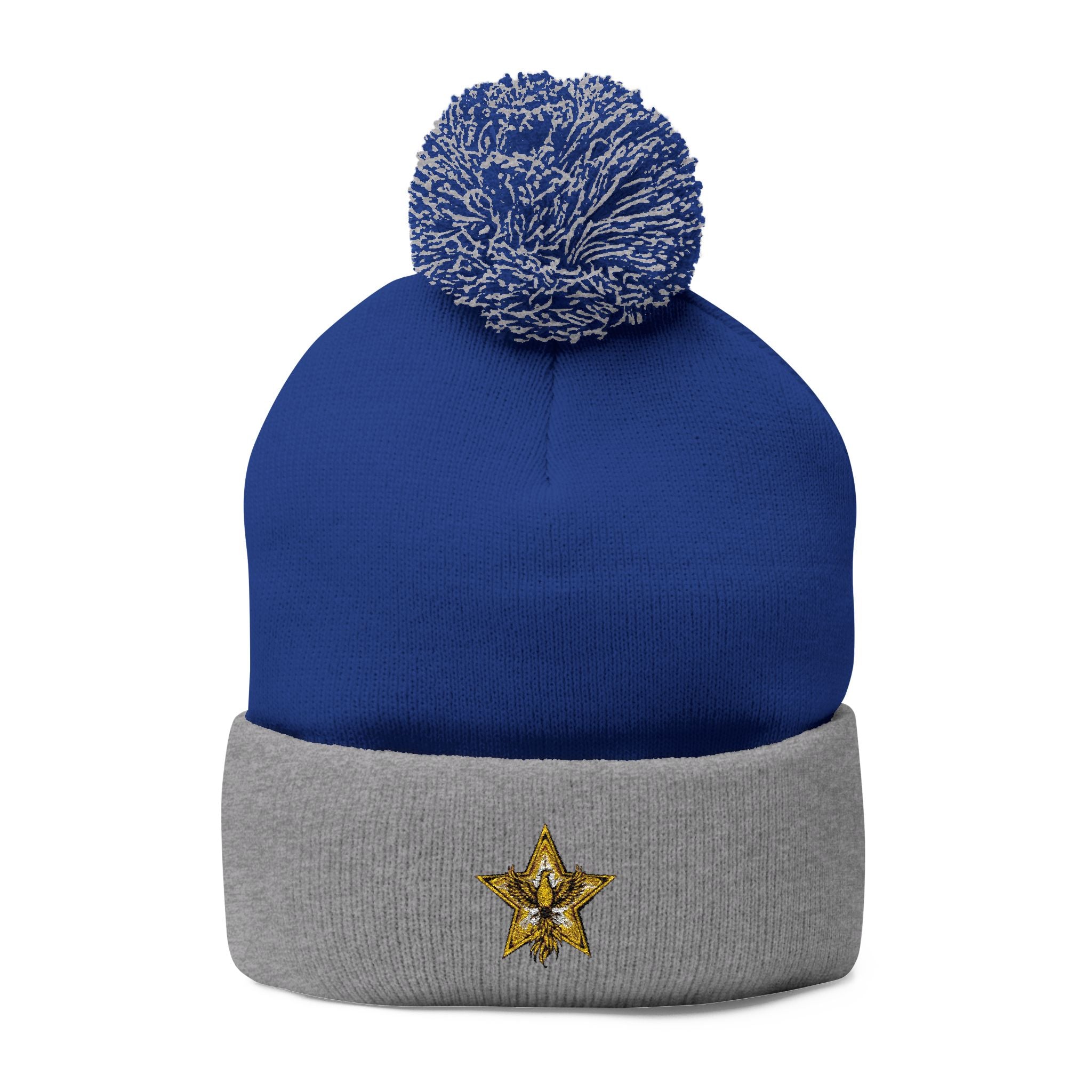 Gold Star Legends Pom-Pom Knit Cap (Embroidery)