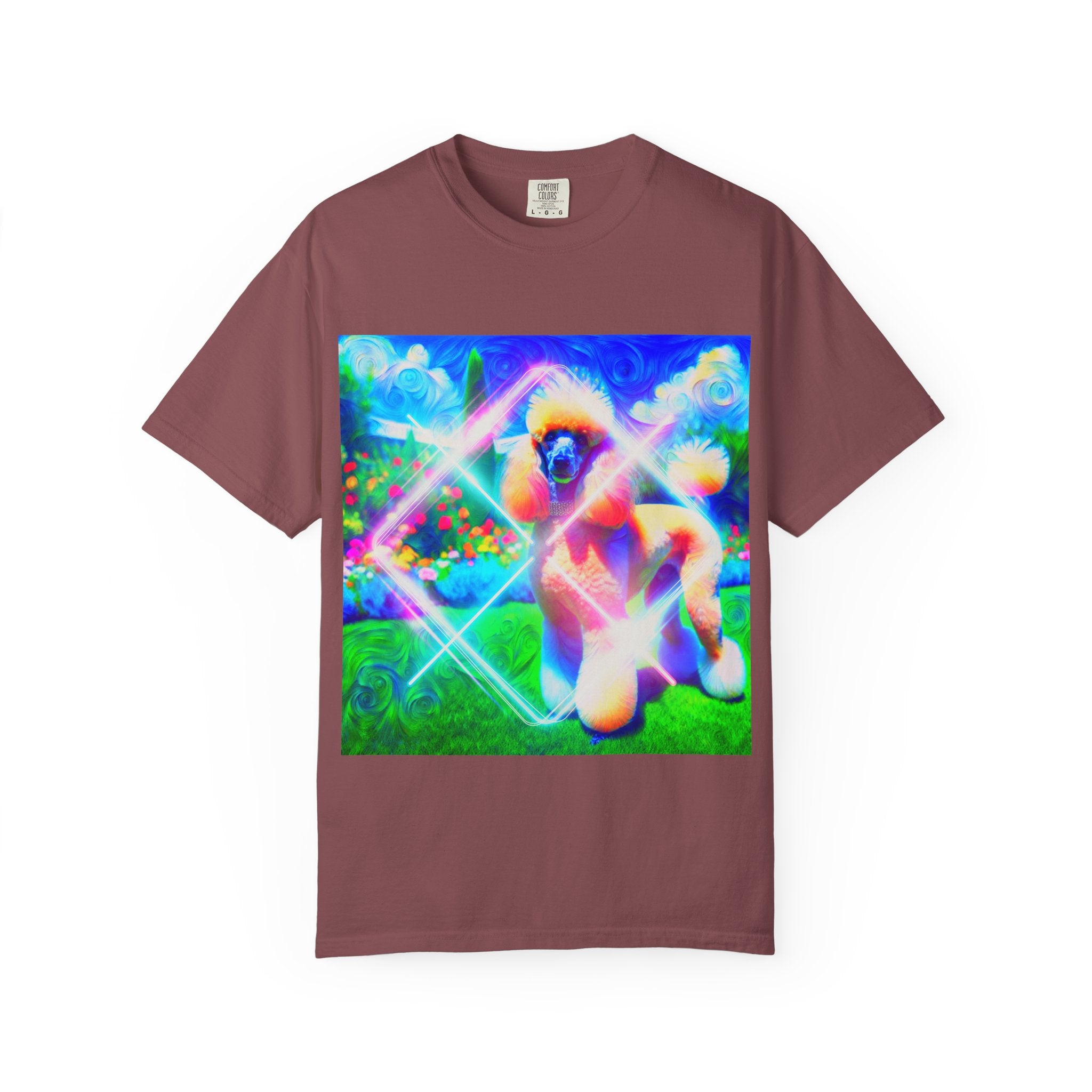 Neon Poodle Men's Garment-Dyed T-shirt Neon poopoooi