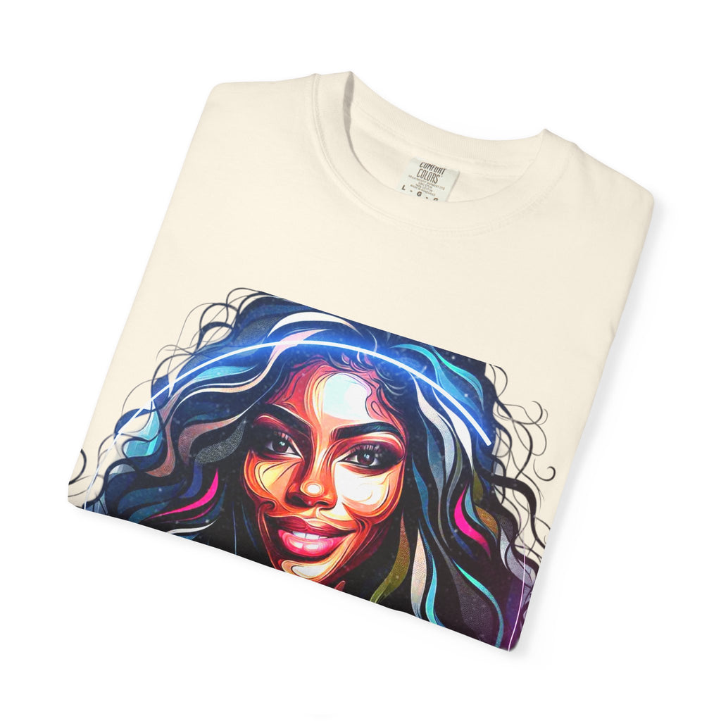 Beautiful Woman Men's Garment-Dyed T-shirt
