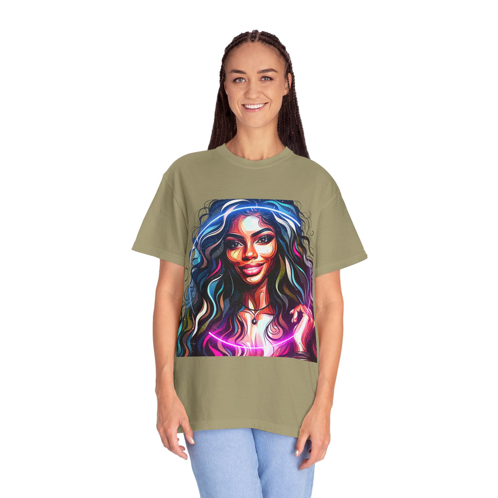 Beautiful Woman Men's Garment-Dyed T-shirt