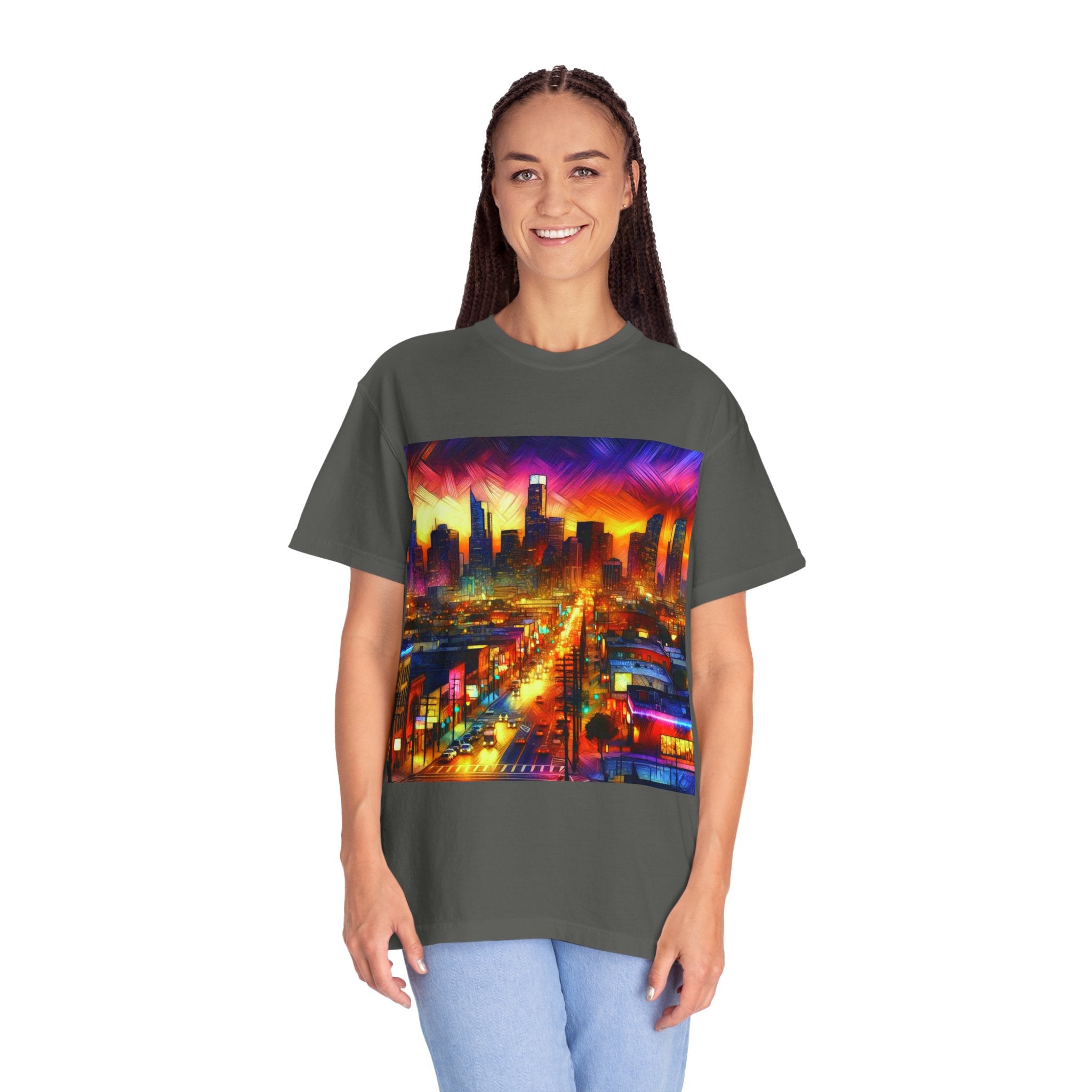 Artsy City Men's Garment-Dyed T-shirt
