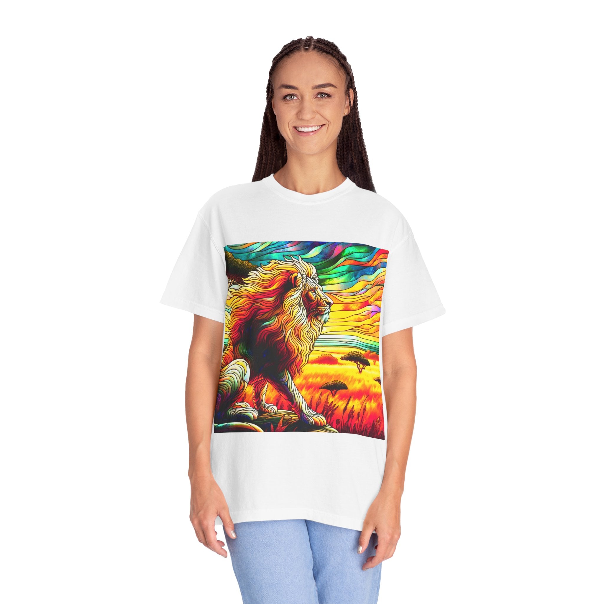 Lion Men's Garment-Dyed T-shirt