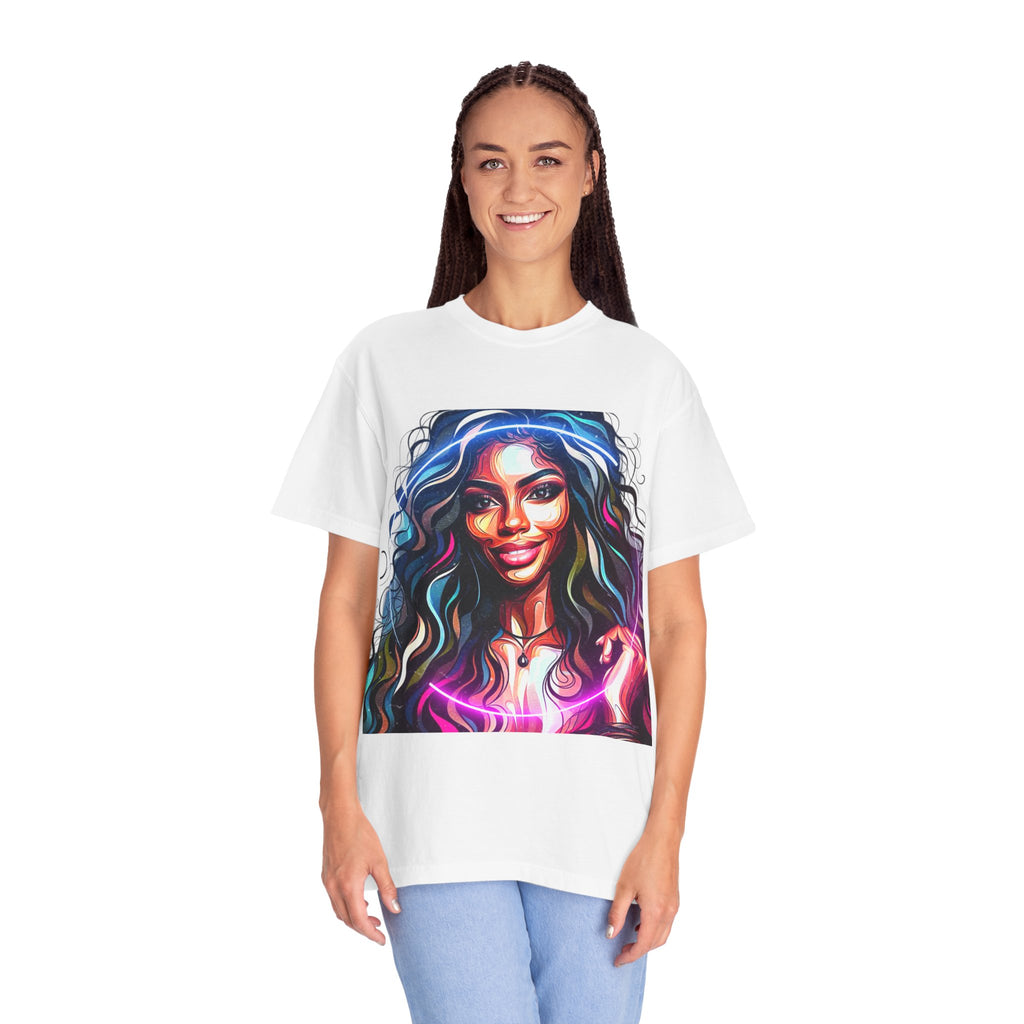 Beautiful Woman Men's Garment-Dyed T-shirt