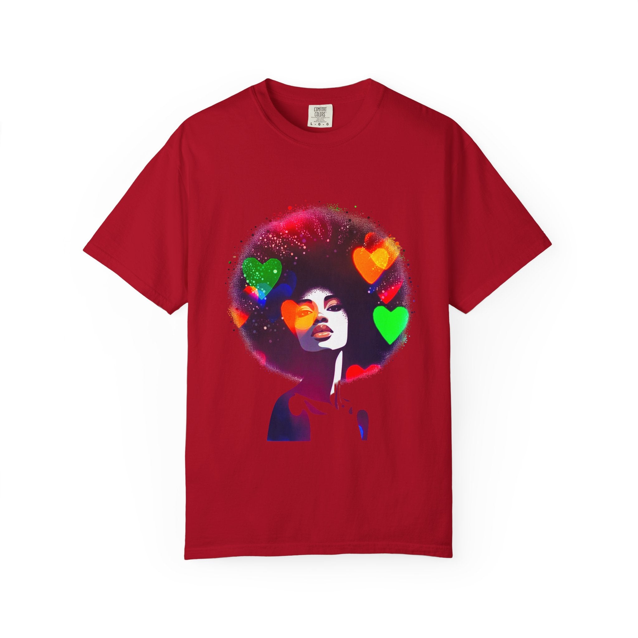 Afrocentric Women Men's Garment-Dyed T-shirt