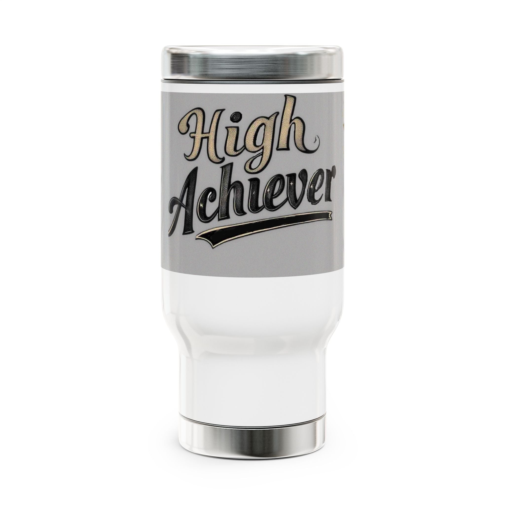 Stainless Steel Travel Mug with Handle, 14oz