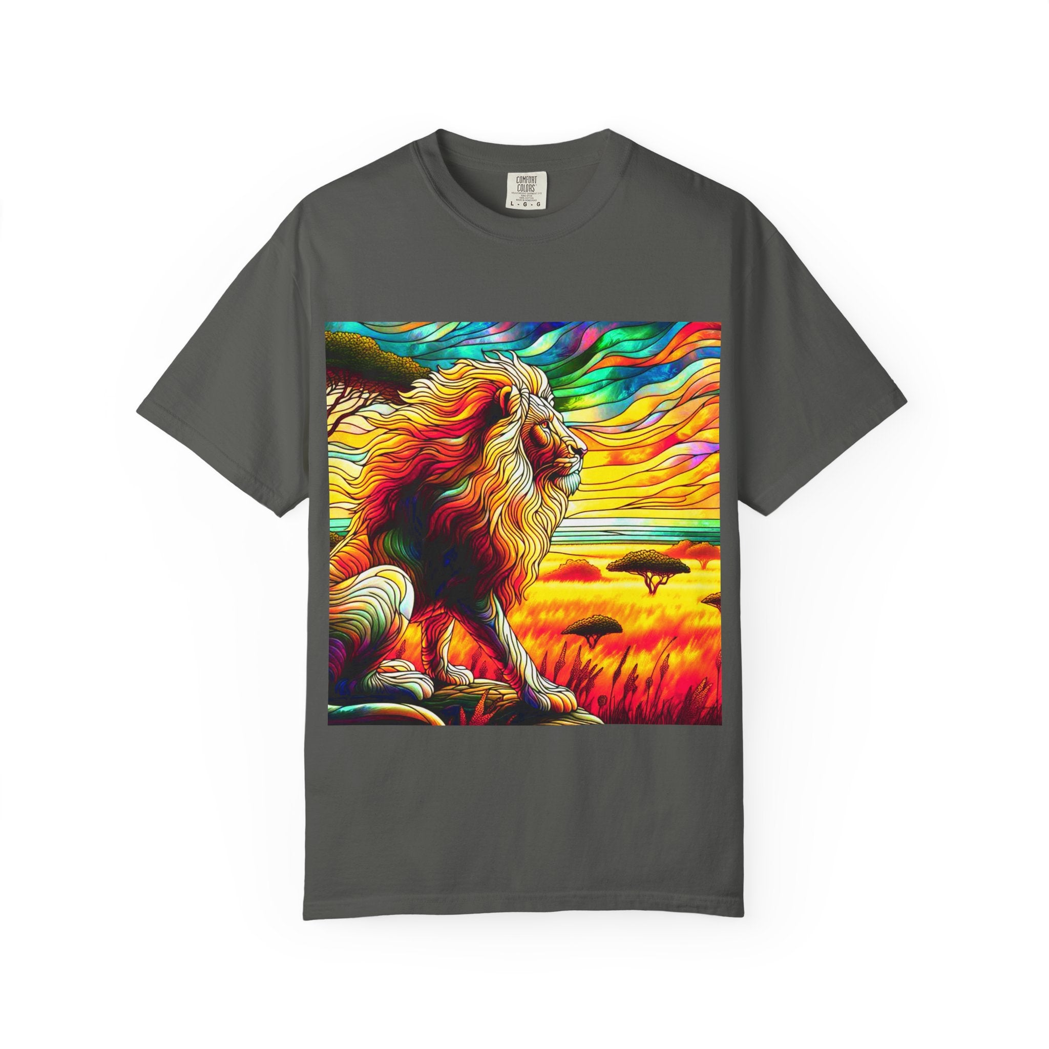 Lion Men's Garment-Dyed T-shirt