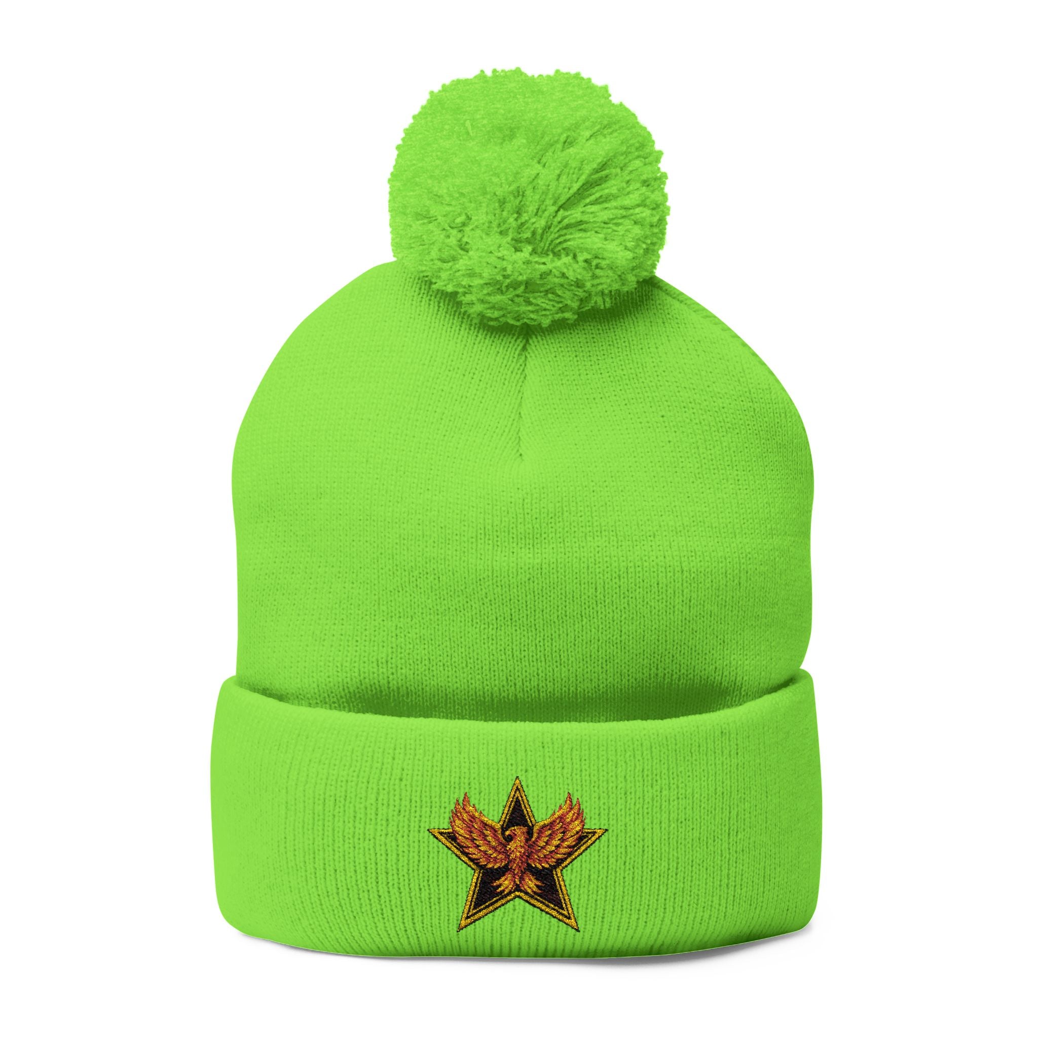Gold Star Legends Pom-Pom Knit Cap (Embroidery)
