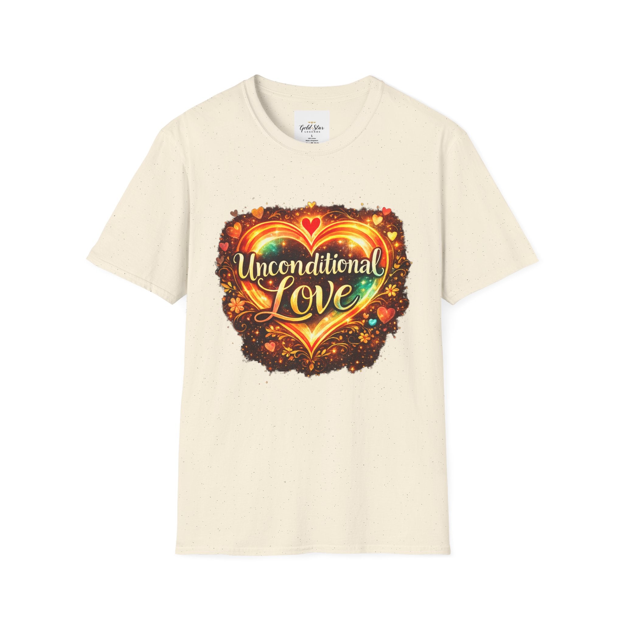 Unconditional Love Women’s T-Shirt — Inspirational Graphic Tee with 'Unconditional love'