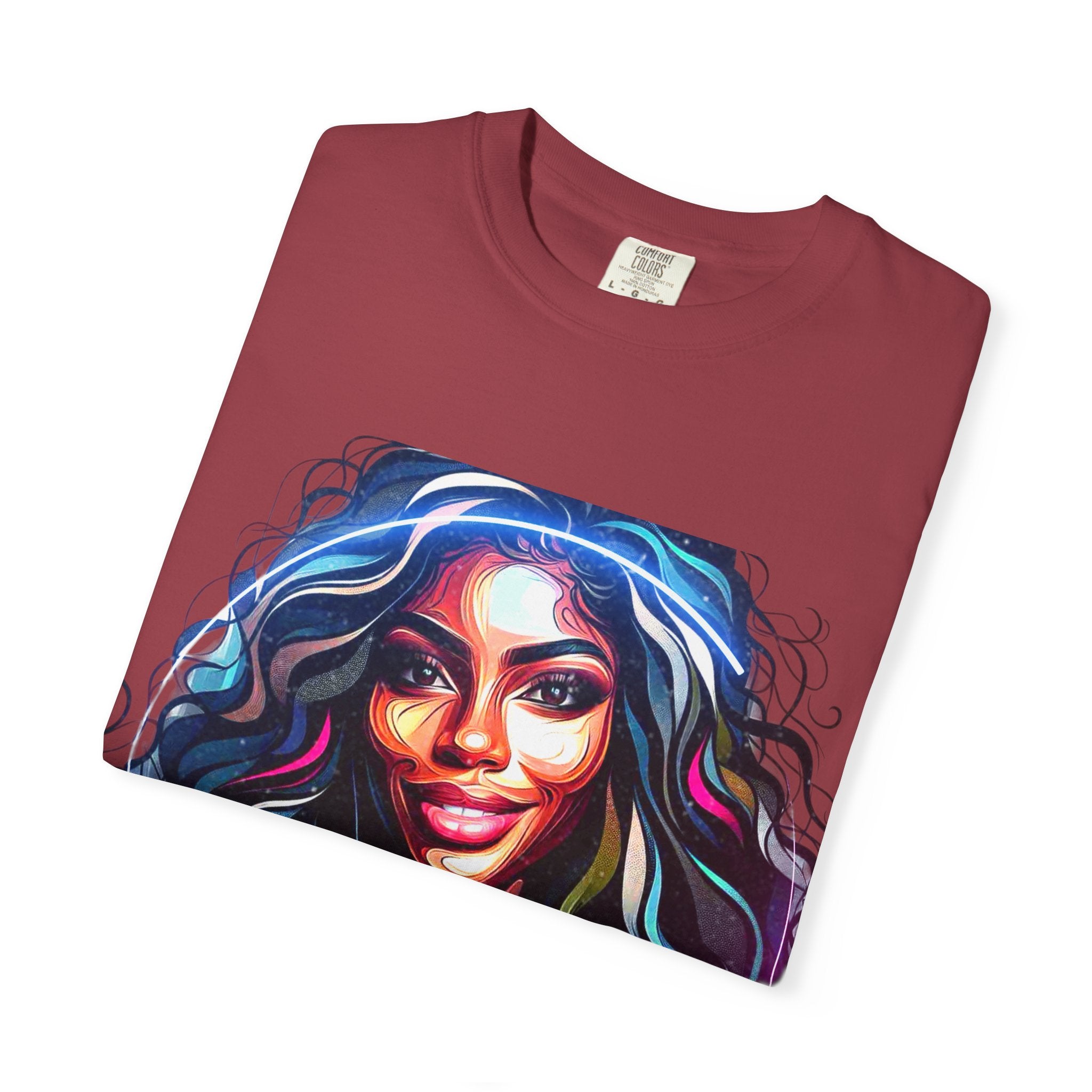 Beautiful Woman Men's Garment-Dyed T-shirt