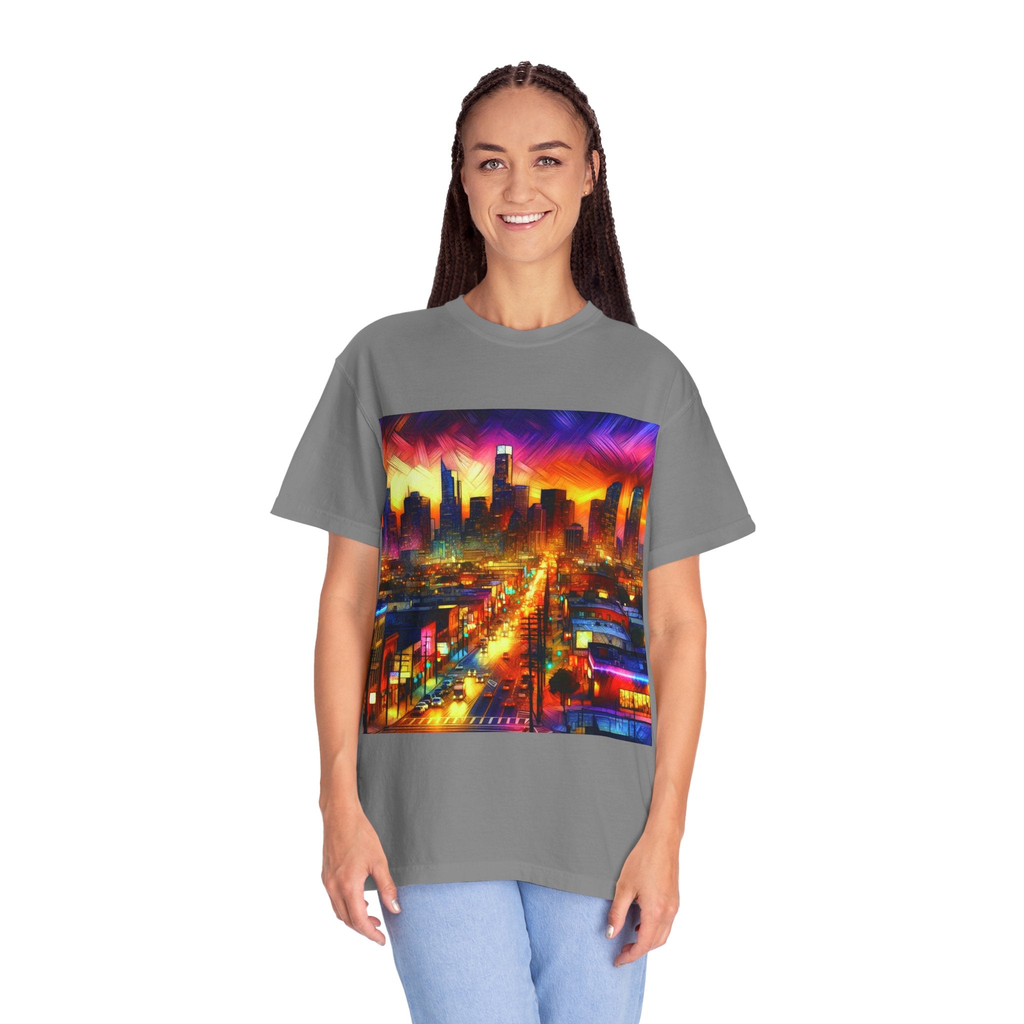 Artsy City Men's Garment-Dyed T-shirt